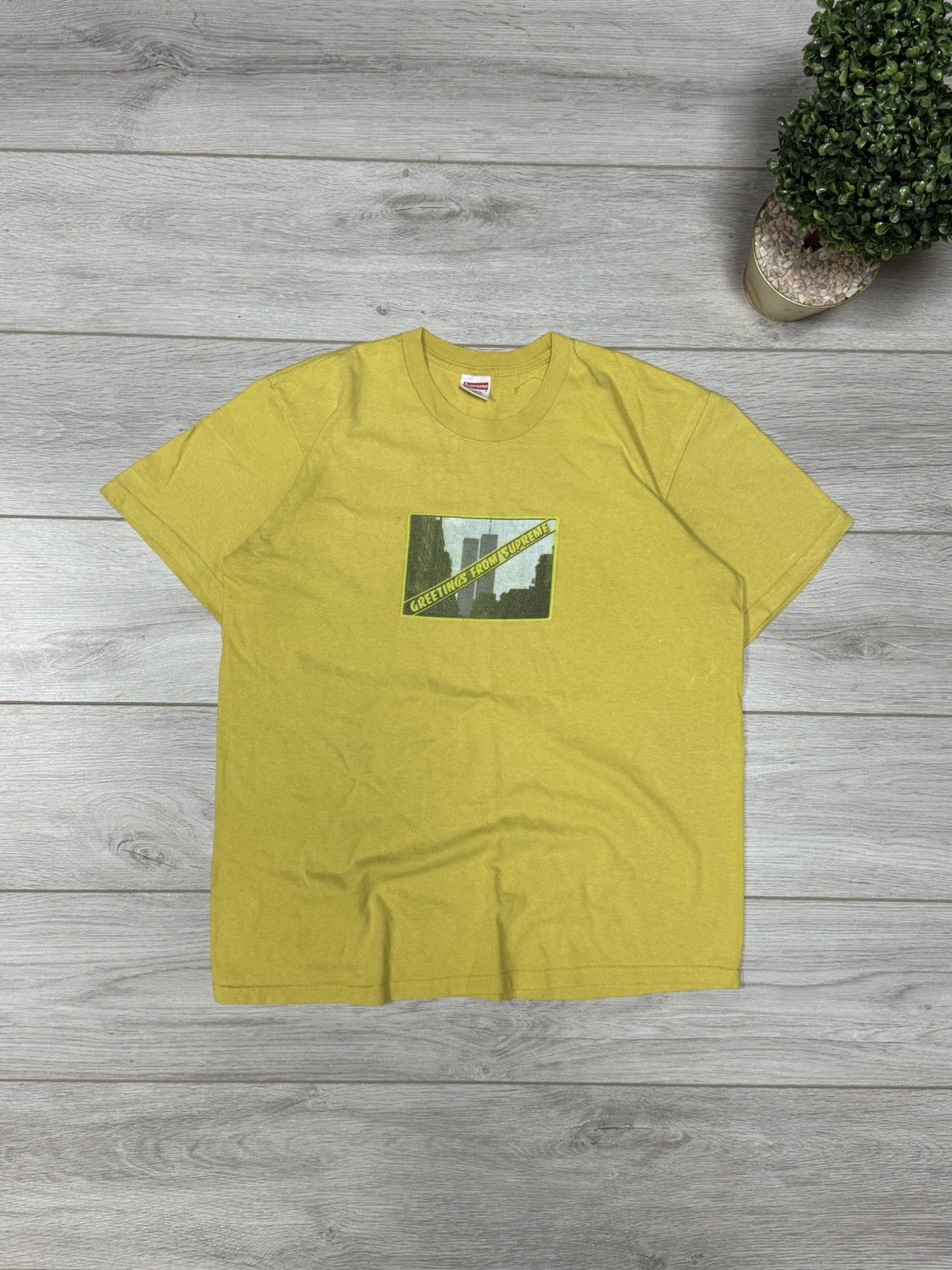 Supreme Supreme Greetings From Supreme Shirt Twin Towers USA Size US M / EU 48-50 / 2 - 1 Thumbnail