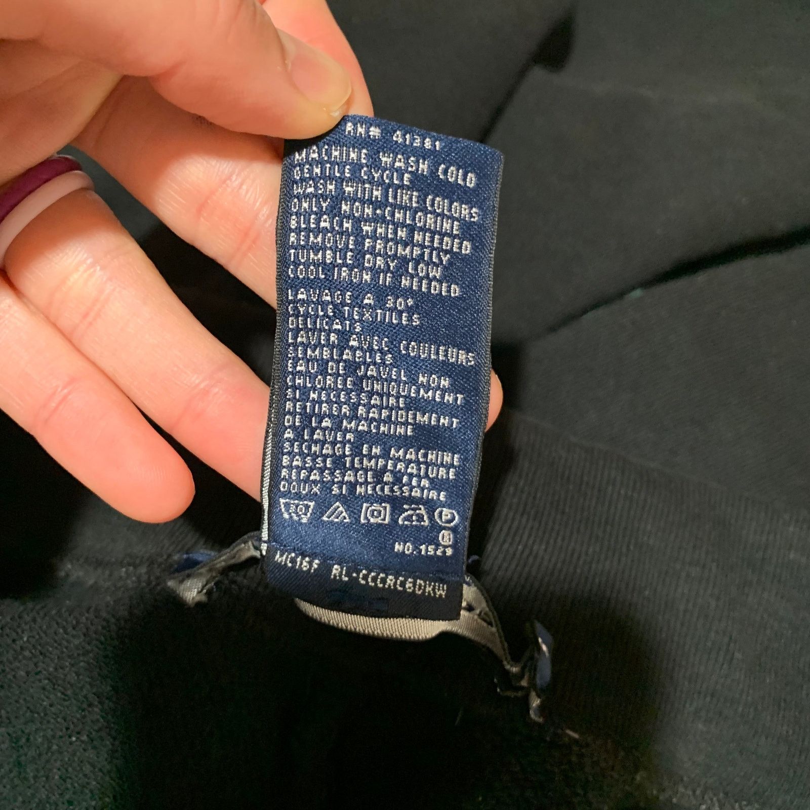 Ralph Lauren Sport Ralph Lauren Sport Black Pant Size S Size 28" / US 6 / IT 42 - 9 Thumbnail