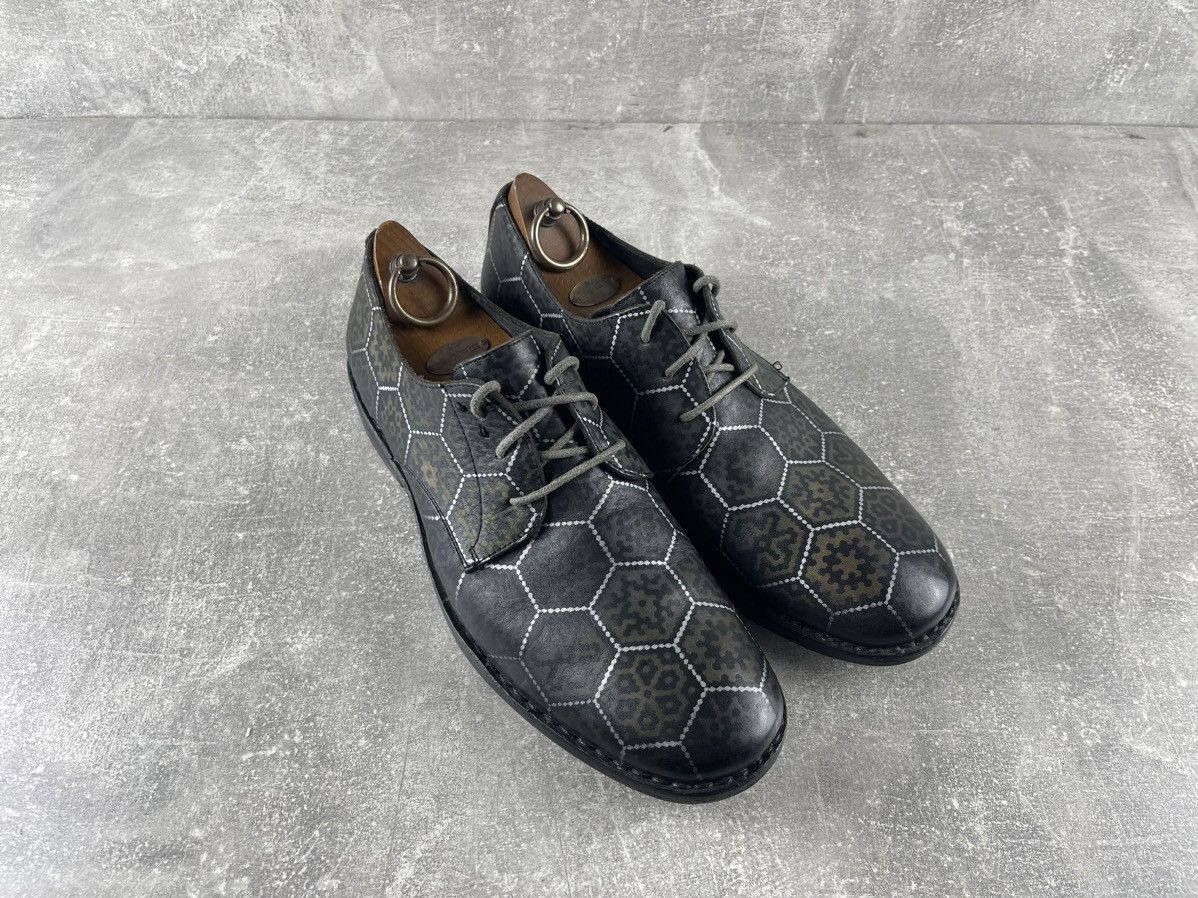 Diesel Black Gold Diesel Black Gold Archives Patterned Leather Derby Shoes Size US 10 / EU 43 - 3 Thumbnail