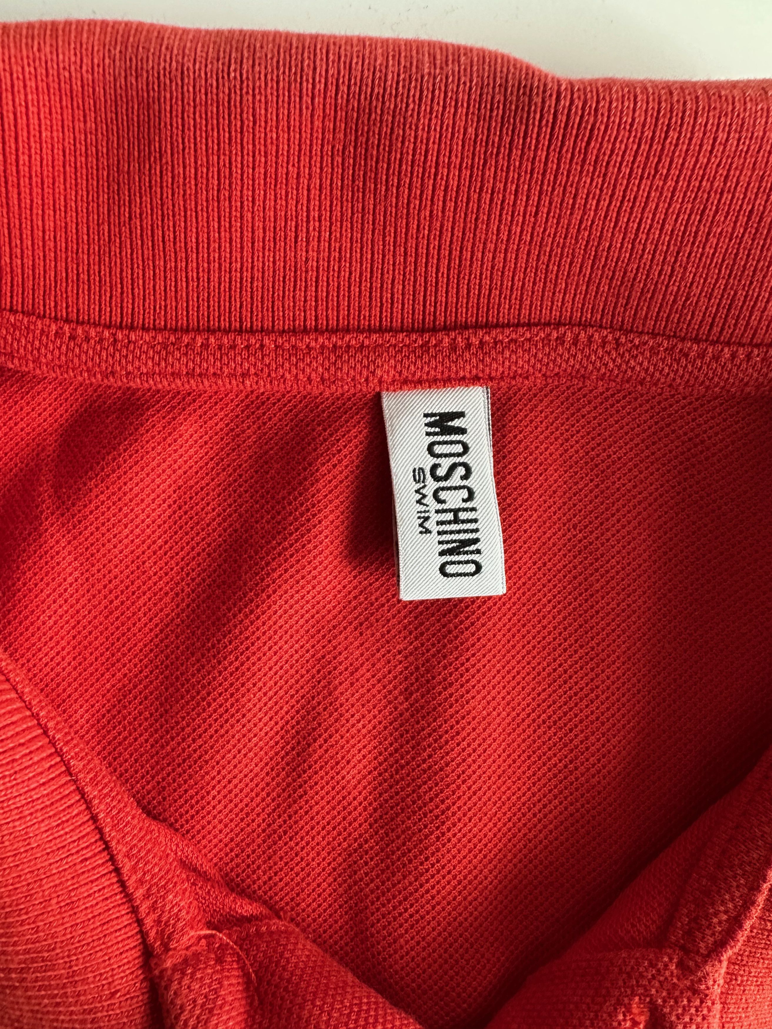 Moschino Moschino Mare Coral Polo Shirt Short Sleeve XL Size US XL / EU 56 / 4 - 5 Thumbnail