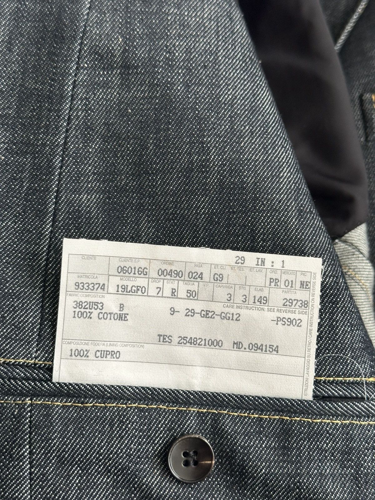Gucci Gucci by Tom Ford Raw Denim Blazer Jacket Size US M / EU 48-50 / 2 - 6 Thumbnail