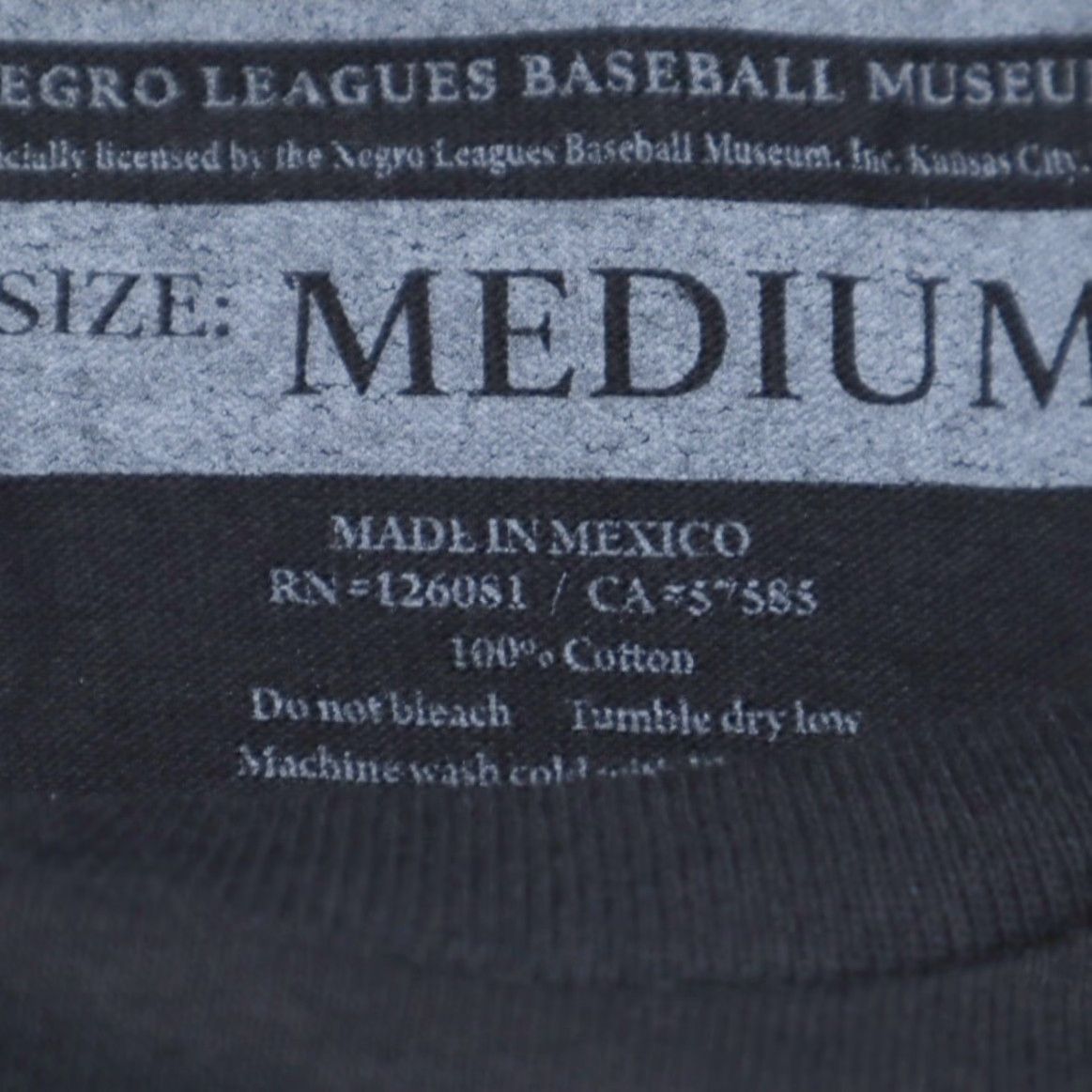 Vintage NLBM Negro League Brooklyn Solid T-Shirt Black Men's M Size US M / EU 48-50 / 2 - 6 Thumbnail