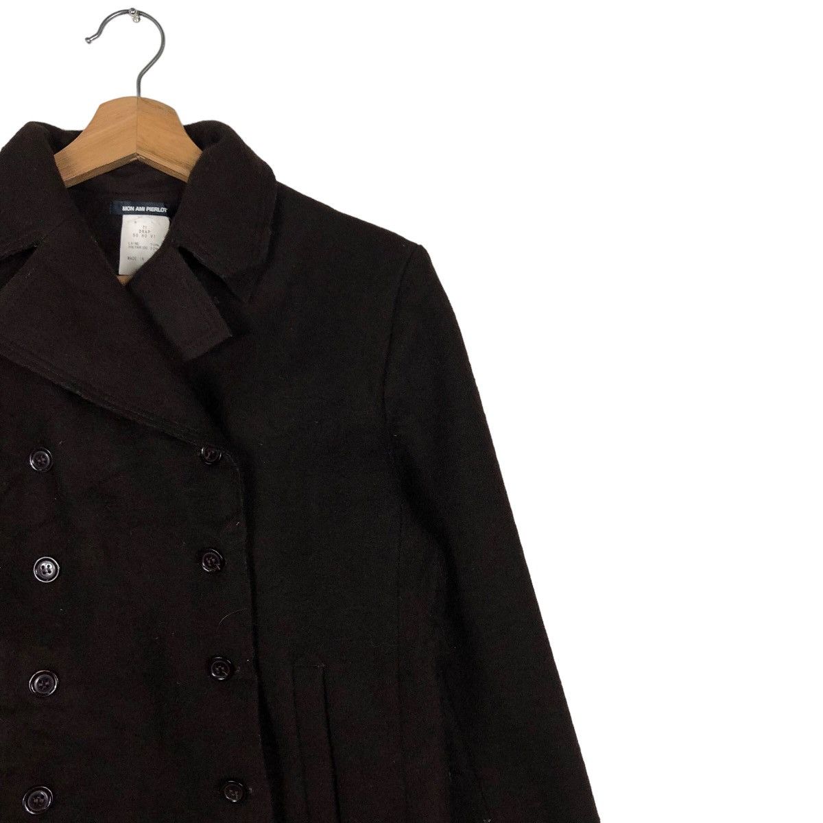 Issey Miyake 🔥WOOL JACKET BIKER MON AMI PIERLOT DESIGNER Size US S / EU 44-46 / 1 - 6 Thumbnail
