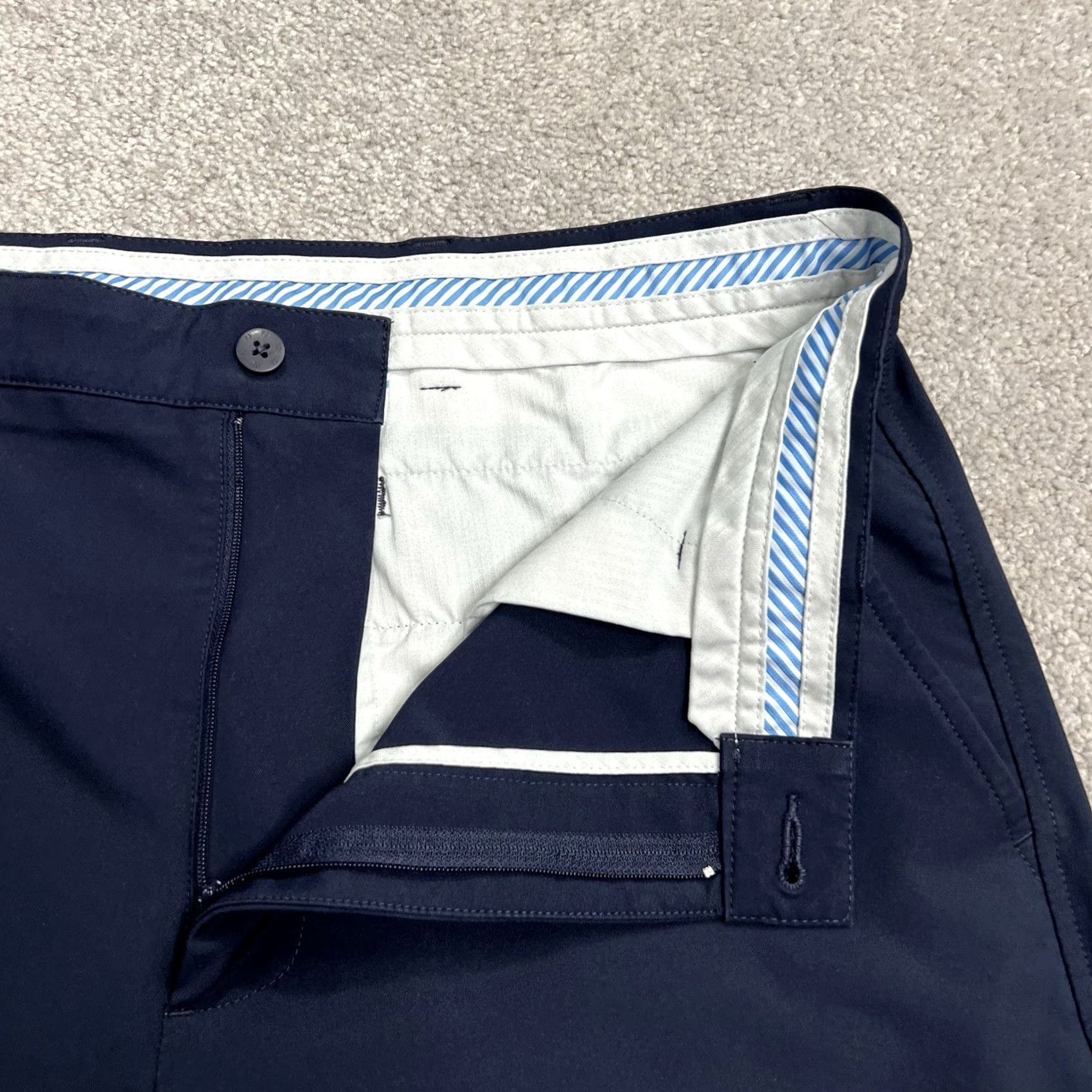 Footjoy FootJoy Golf Shorts Men 34x10 Blue FJ Athletic Stretch Performance Flat Front Casual Workwear Shirt/Shorts Size US 34 / EU 50 - 6 Thumbnail