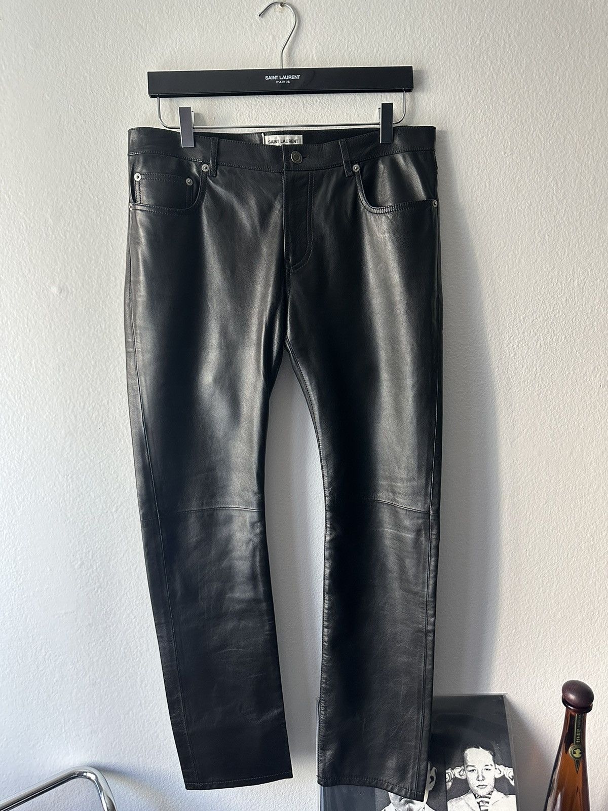 SS13 Lambskin Leather Skinny Pants 48