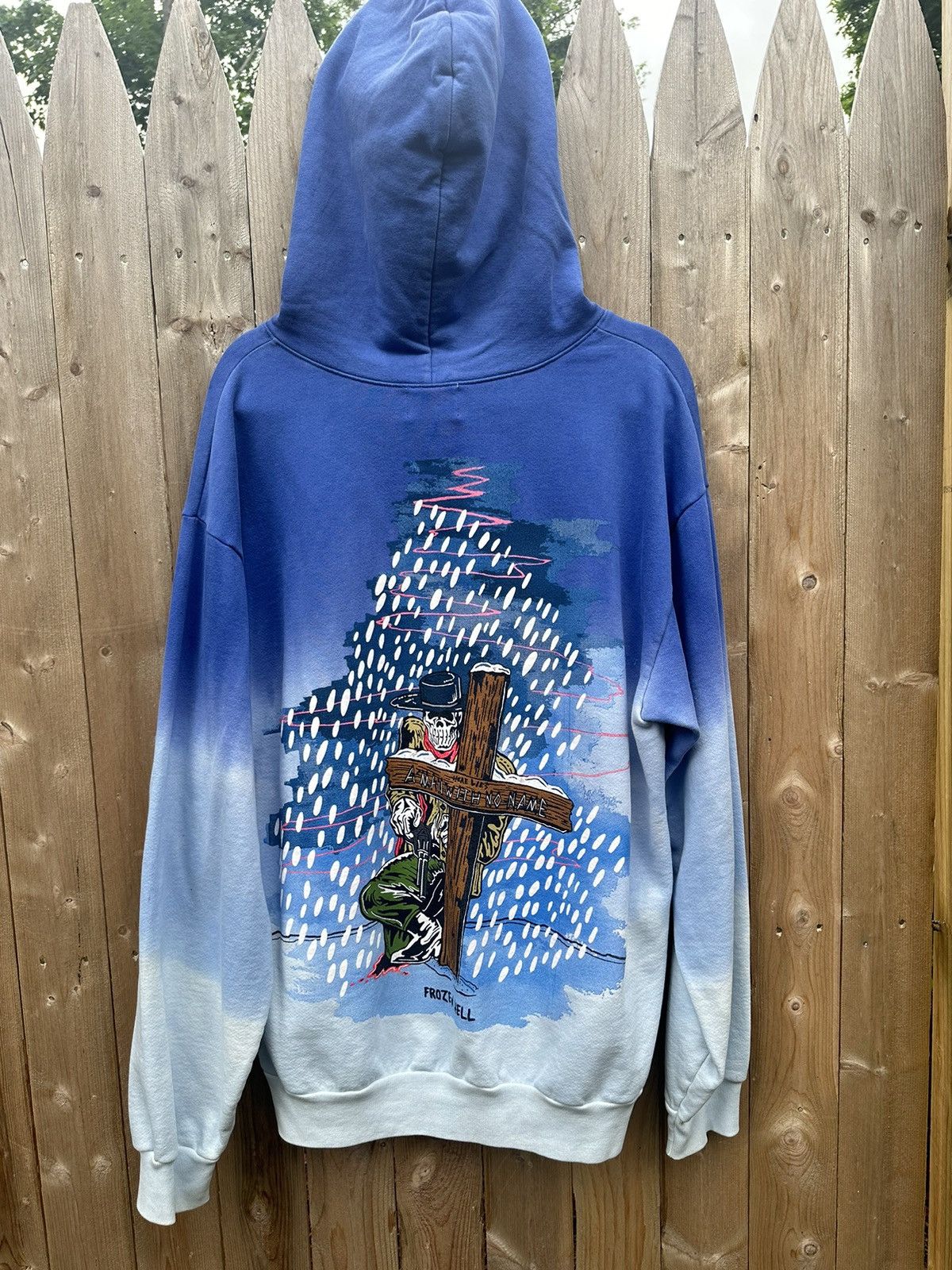 Warren Lotas Warren Lotas Blue Gradient Hoodie Size US L / EU 52-54 / 3 - 5 Thumbnail