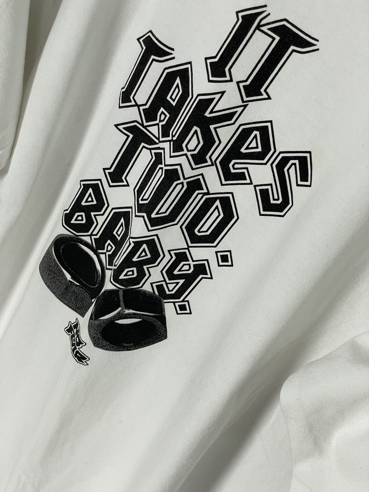No Fear × Vintage Vintage 90s No Fear T-Shirt / “It Takes two baby” streetwear Size US XL / EU 56 / 4 - 7 Thumbnail