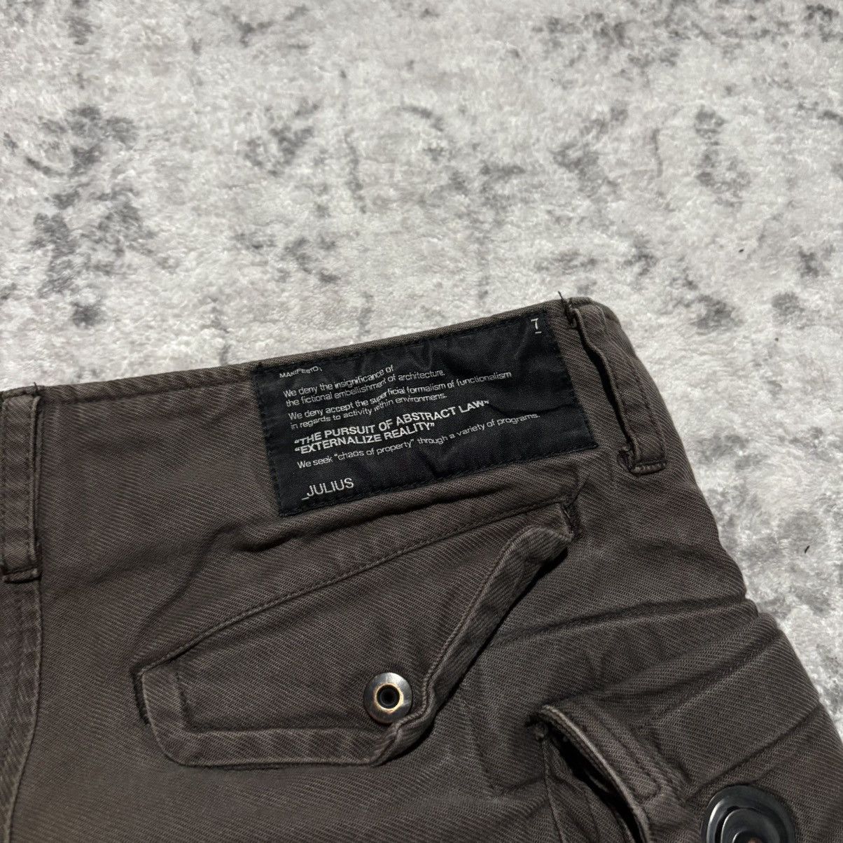 Julius Julius FW2010-2011 Goth_ik Gas Mask Cargo Pants Brown | 1 Size US 28 / EU 44 - 7 Thumbnail