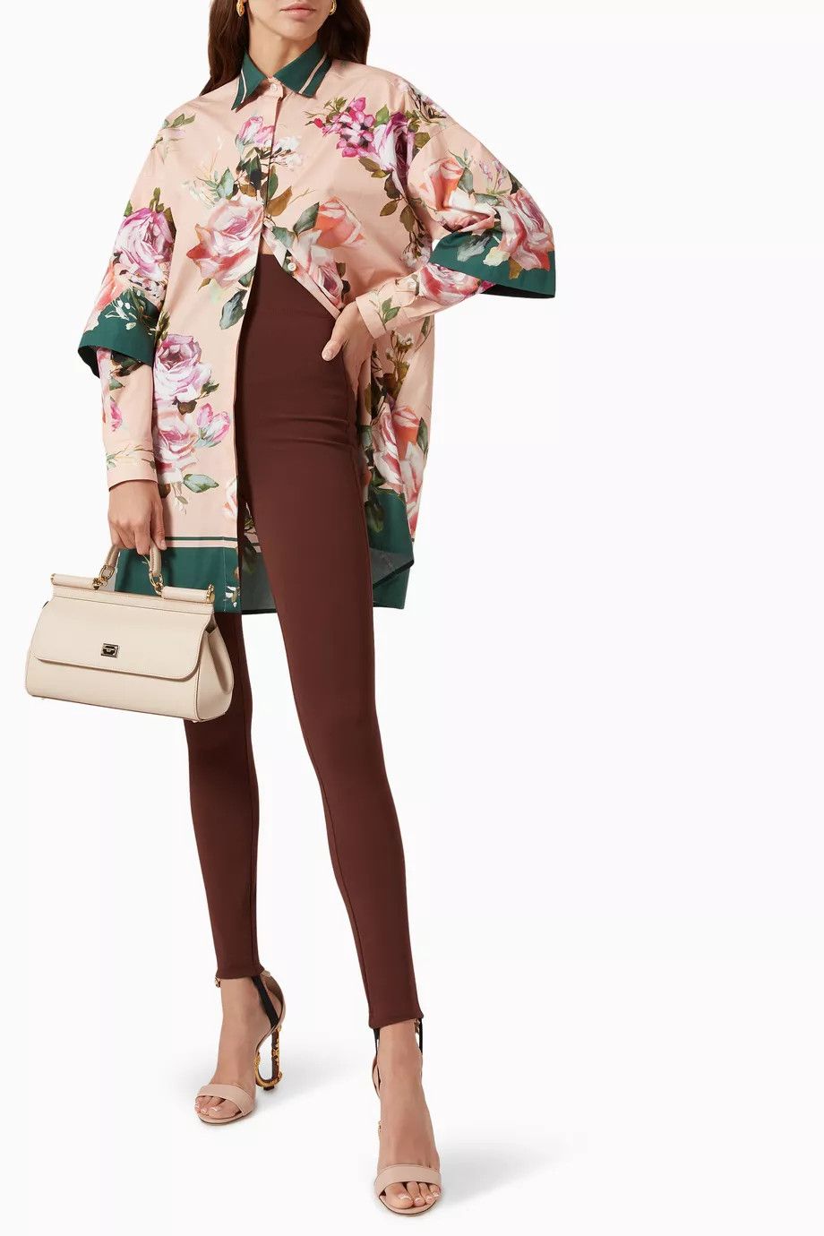 Dolce & Gabbana o1y0925 Floral-Print Shirt in Multicolor Size XS / US 0-2 / IT 36-38 - 4 Thumbnail