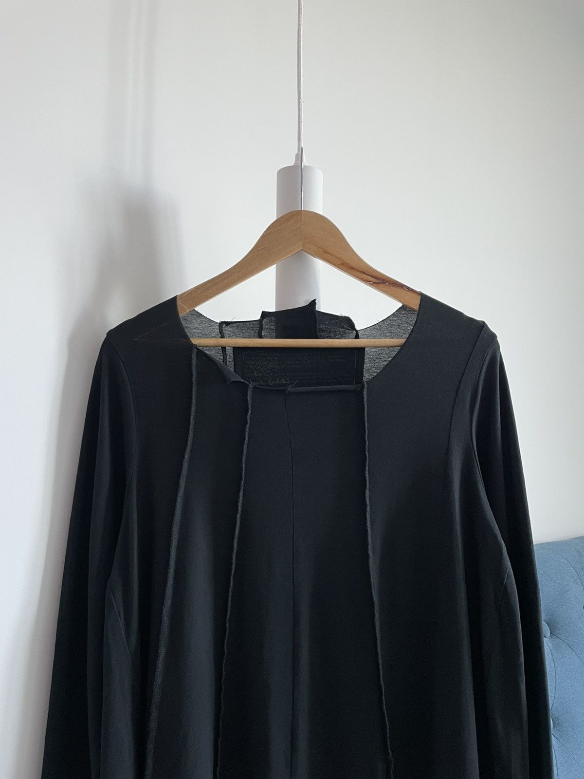 Rundholz Rundholz Asymmetric Black Long Sleeve Avant Garde RARE Size L / US 10 / IT 46 - 4 Thumbnail