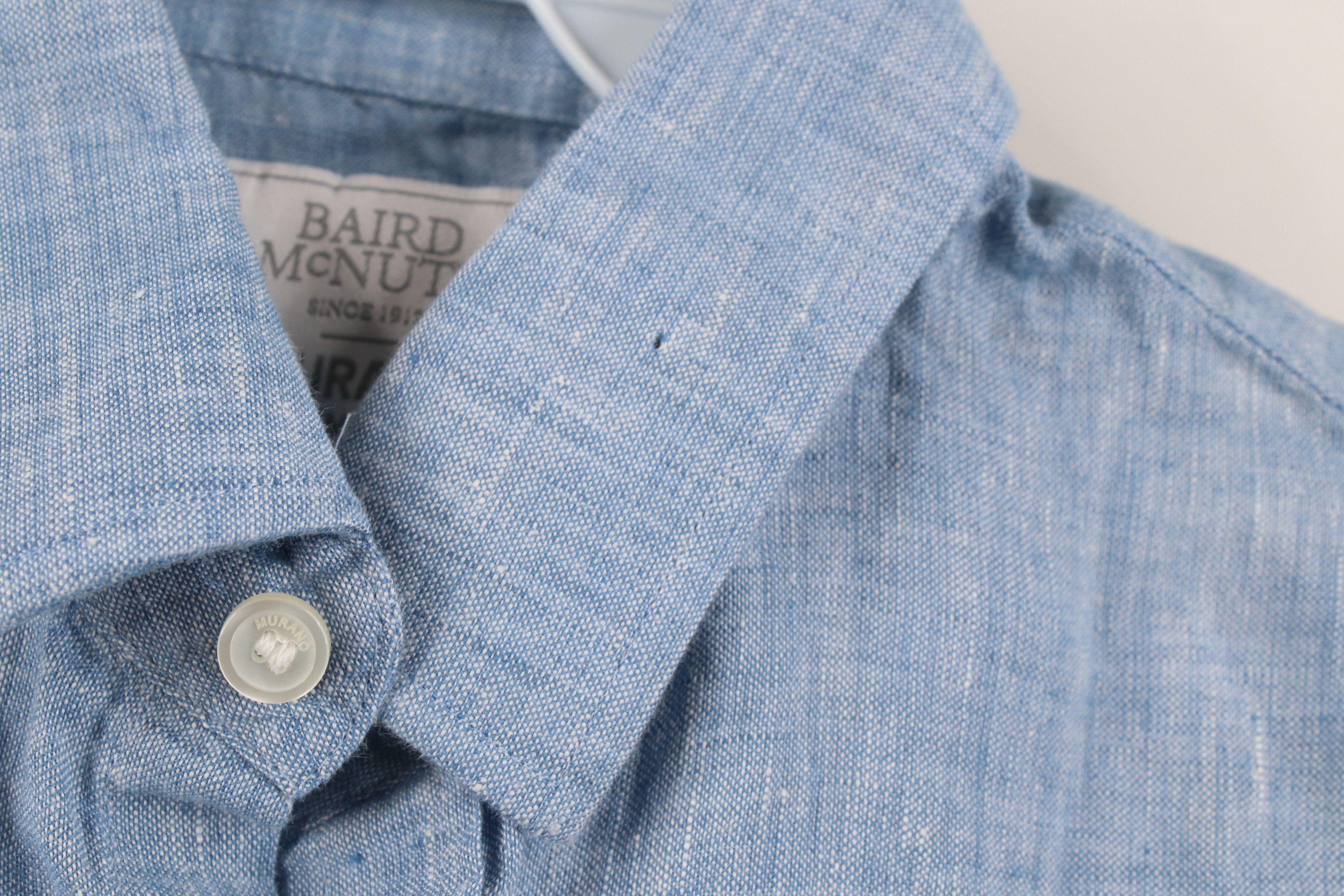 Vintage Streetwear Baird McNutt Irish Linen Roll Cuff Button Shirt Size US S / EU 44-46 / 1 - 4 Thumbnail