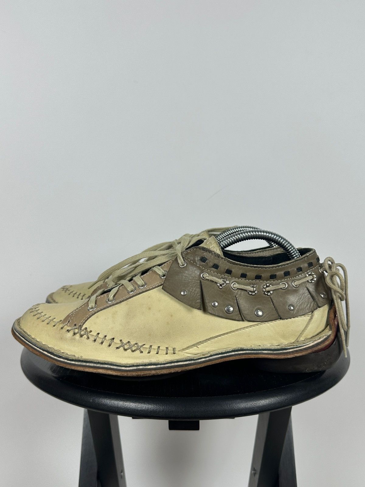 Marithe + Francois Girbaud Vintage Marithé + François Girbaud Leather Moccasin Shoes Size US 7 / EU 40 - 2 Thumbnail