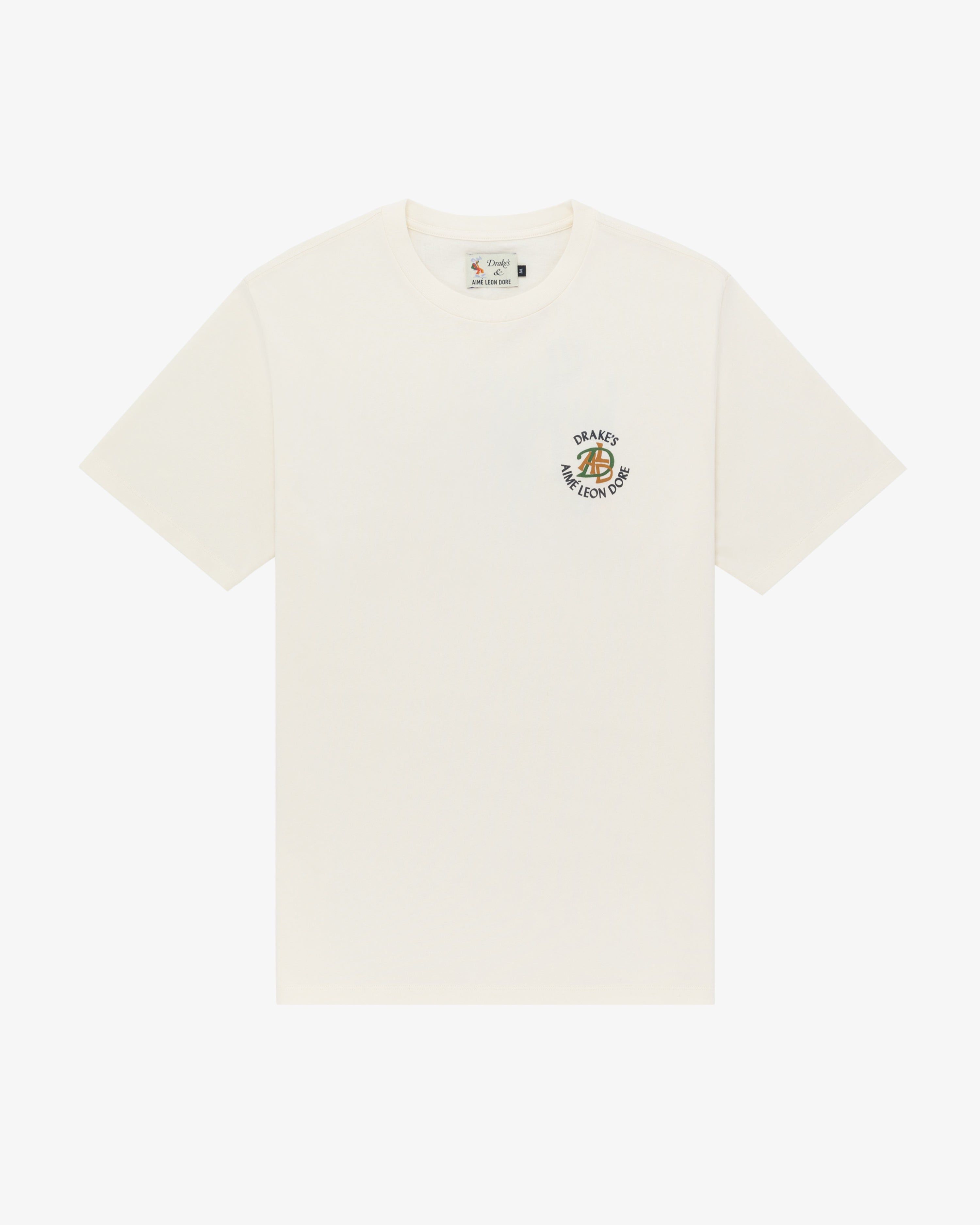 Aime Leon Dore × Drake's o1mle0925 ALD Drake's Blues Tee in Neutrals Size US XS / EU 42 / 0 - 1 Preview