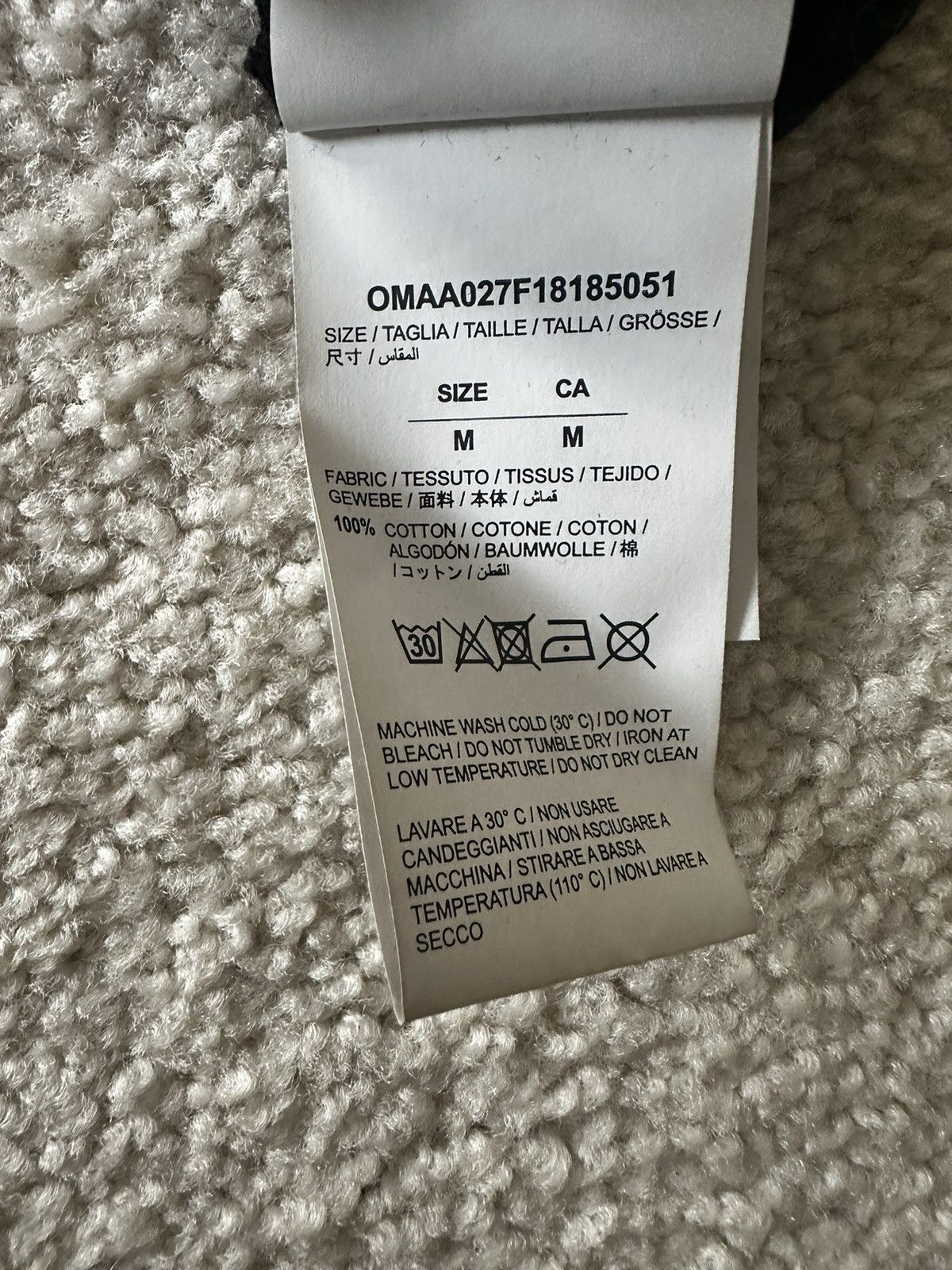 Off-White × Virgil Abloh OFF-WHITE KIDMOGRAPH TEE Size US M / EU 48-50 / 2 - 6 Thumbnail