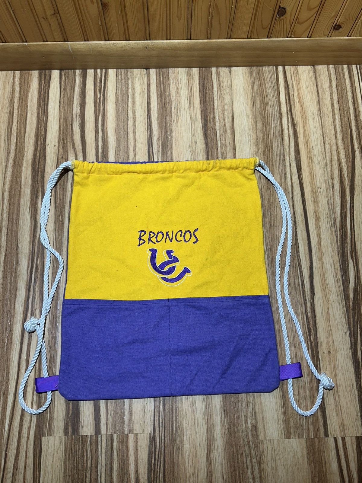 Other Broncos Yellow and Purple Drawstring Bags Size ONE SIZE - 9 Thumbnail