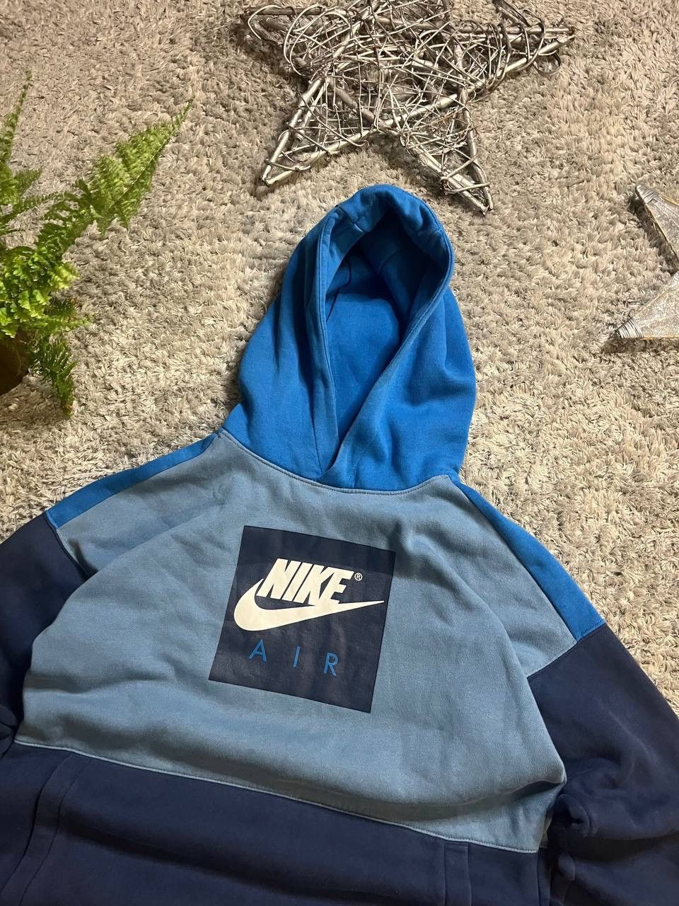 Nike × Vintage Vintage 00s Nike Hoodie Rare Big Logo Swoosh Size US S / EU 44-46 / 1 - 3 Thumbnail