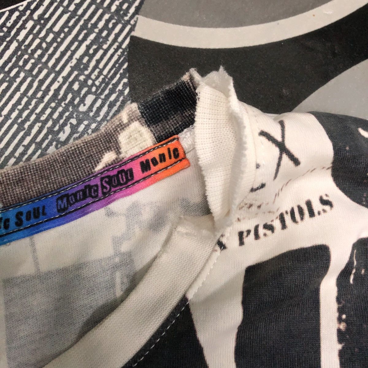 Band Tees × Japanese Brand × Seditionaries Sex Pistol Punk Collage Tshirt Black Flag The Clash Size US M / EU 48-50 / 2 - 8 Thumbnail