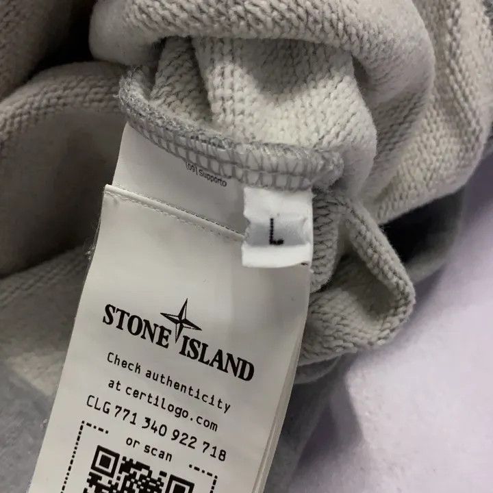 Stone Island Gray Long Sleeve Sweatshirt -2506