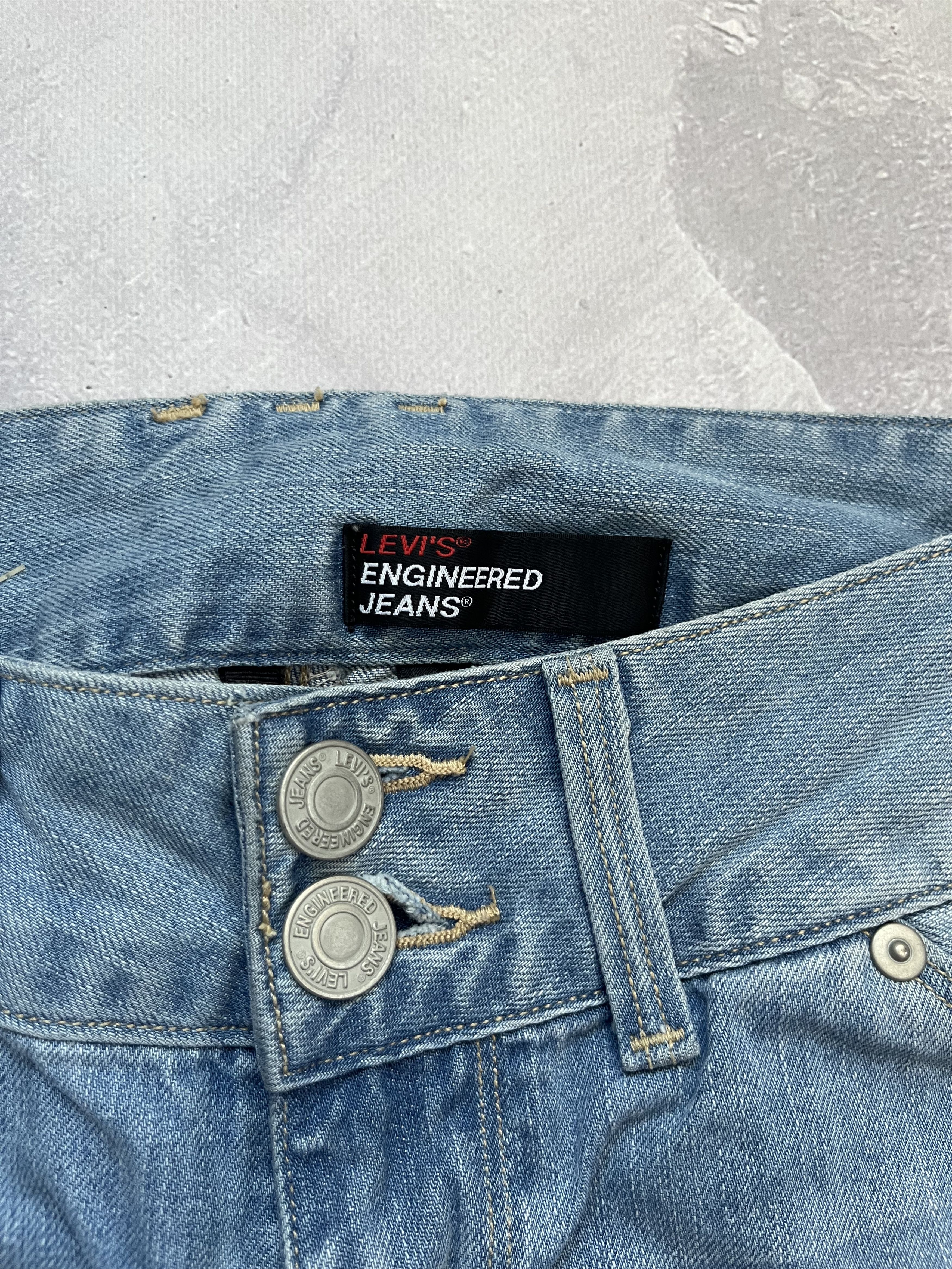 Engineered Garments × Levi's LEVI'S ENGINEERED JEANS TWISTED LEG VINTAGE Y2K DENIM PANTS Size 29" - 6 Thumbnail