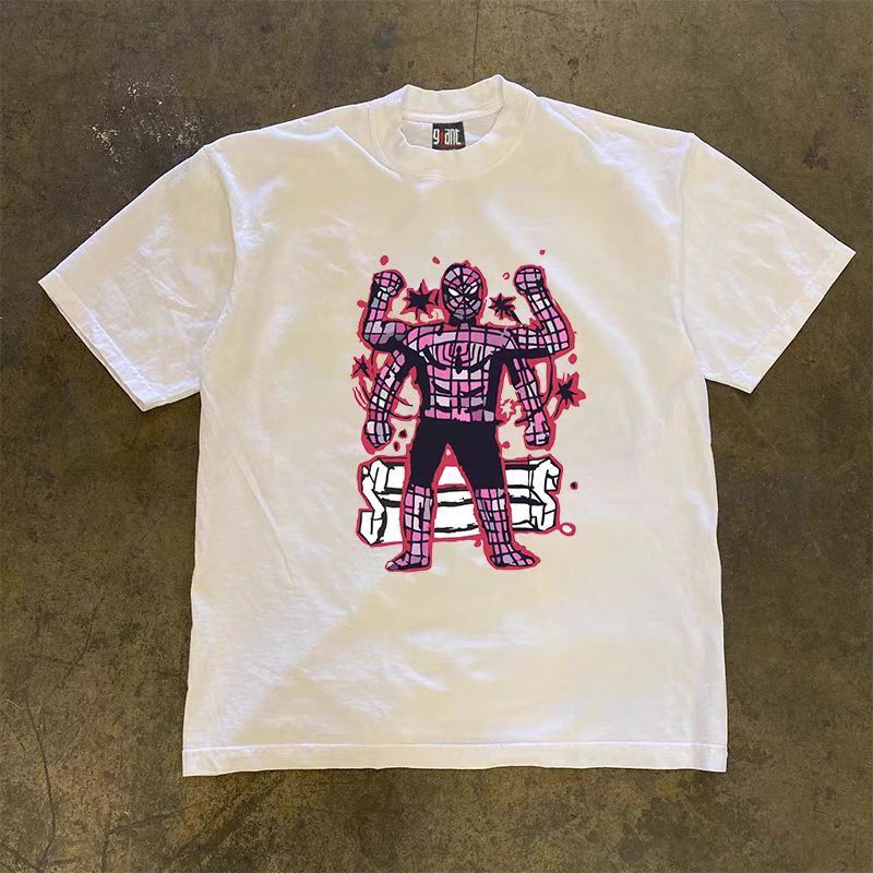 Vintage White Loose Street Short Sleeve T-Shirt Size US XL / EU 56 / 4 - 1 Thumbnail