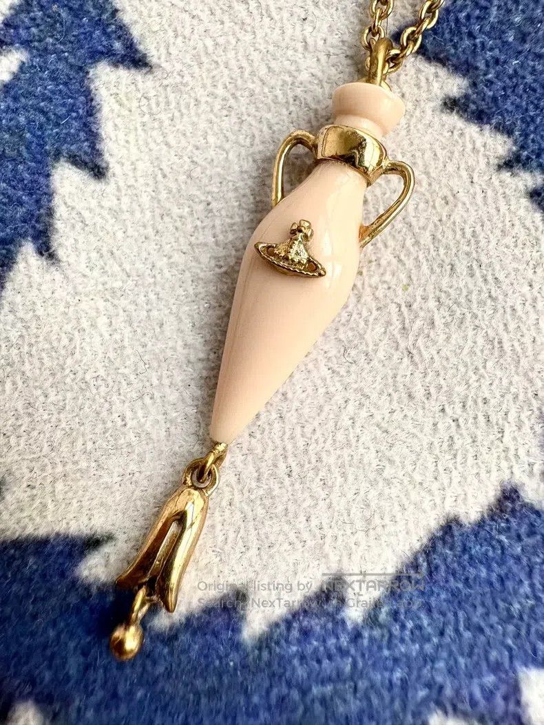 Vivienne Westwood Vivienne Westwood Lily of the Valley Bottle Necklace Size ONE SIZE - 2 Thumbnail