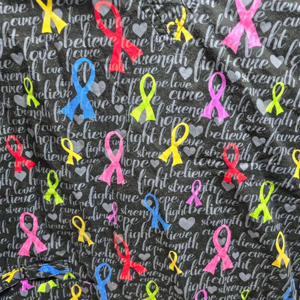 Cherokee Women's Cherokee Black Multi-color Ribbon Short Sleeve Tee L Size L / US 10 / IT 46 - 2 Thumbnail