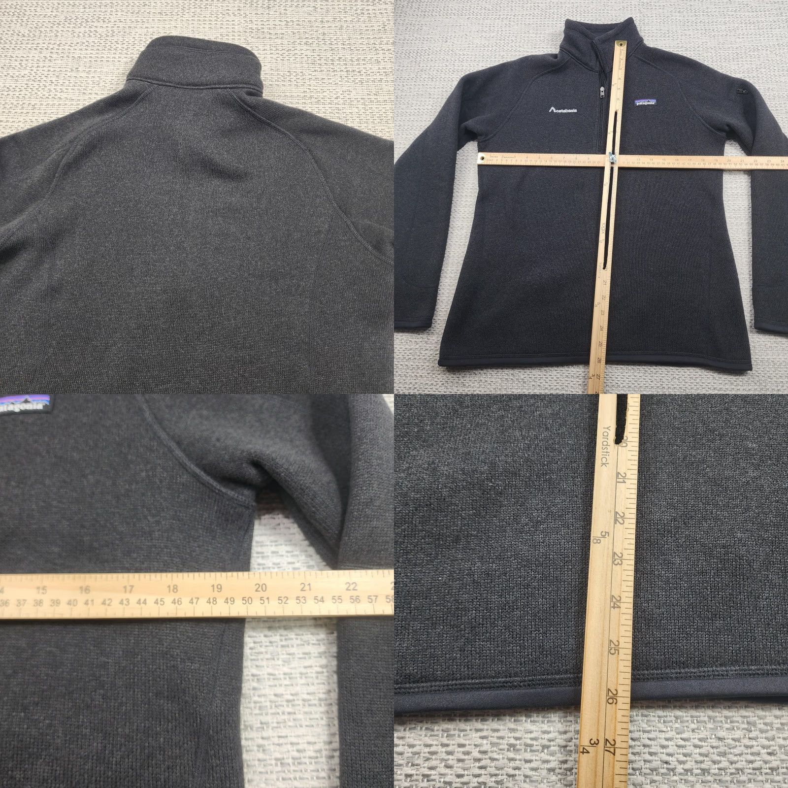 Patagonia Patagonia Sweater Womens Large Gray Better Sweater 1/4 Zip Fleece Pullover Shirt Womens L Gray 1/4 Zip Pullover Clothing Size L / US 10 / IT 46 - 8 Thumbnail