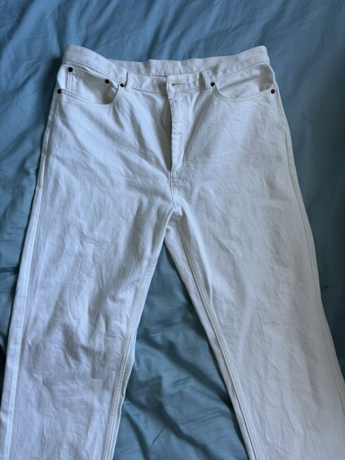 A.P.C. White APC slim jeans worn once Size US 34 / EU 50 - 1 Thumbnail