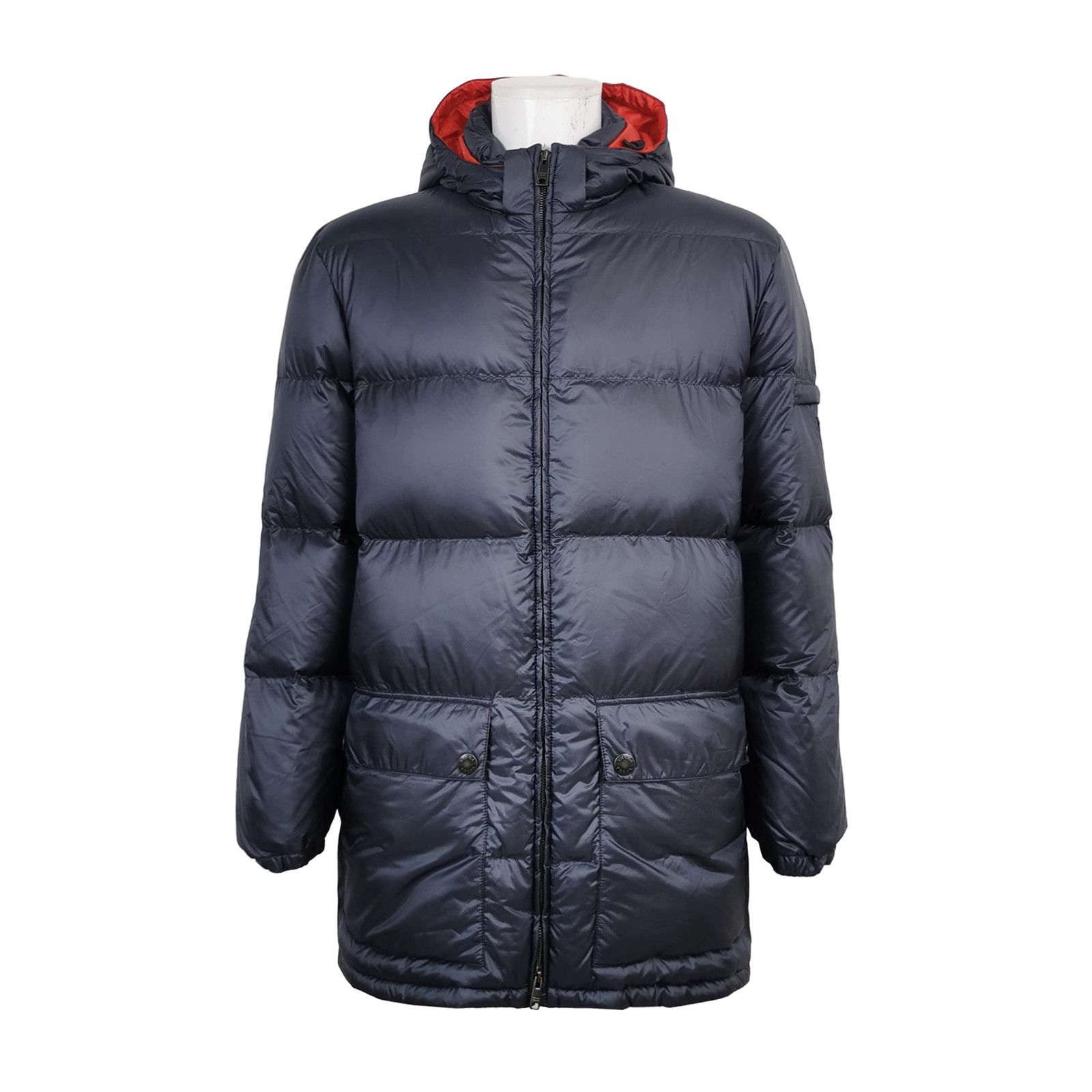 Prada Prada Grey Cashmere Lapel Zipup Puffer Jacket -2505 | Grailed