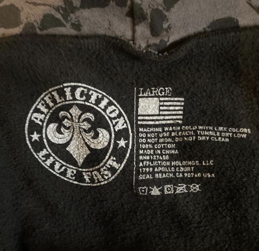 Affliction ken carson affliction complexcon *EXCLUSIVE* zip-up Size US L / EU 52-54 / 3 - 6 Thumbnail
