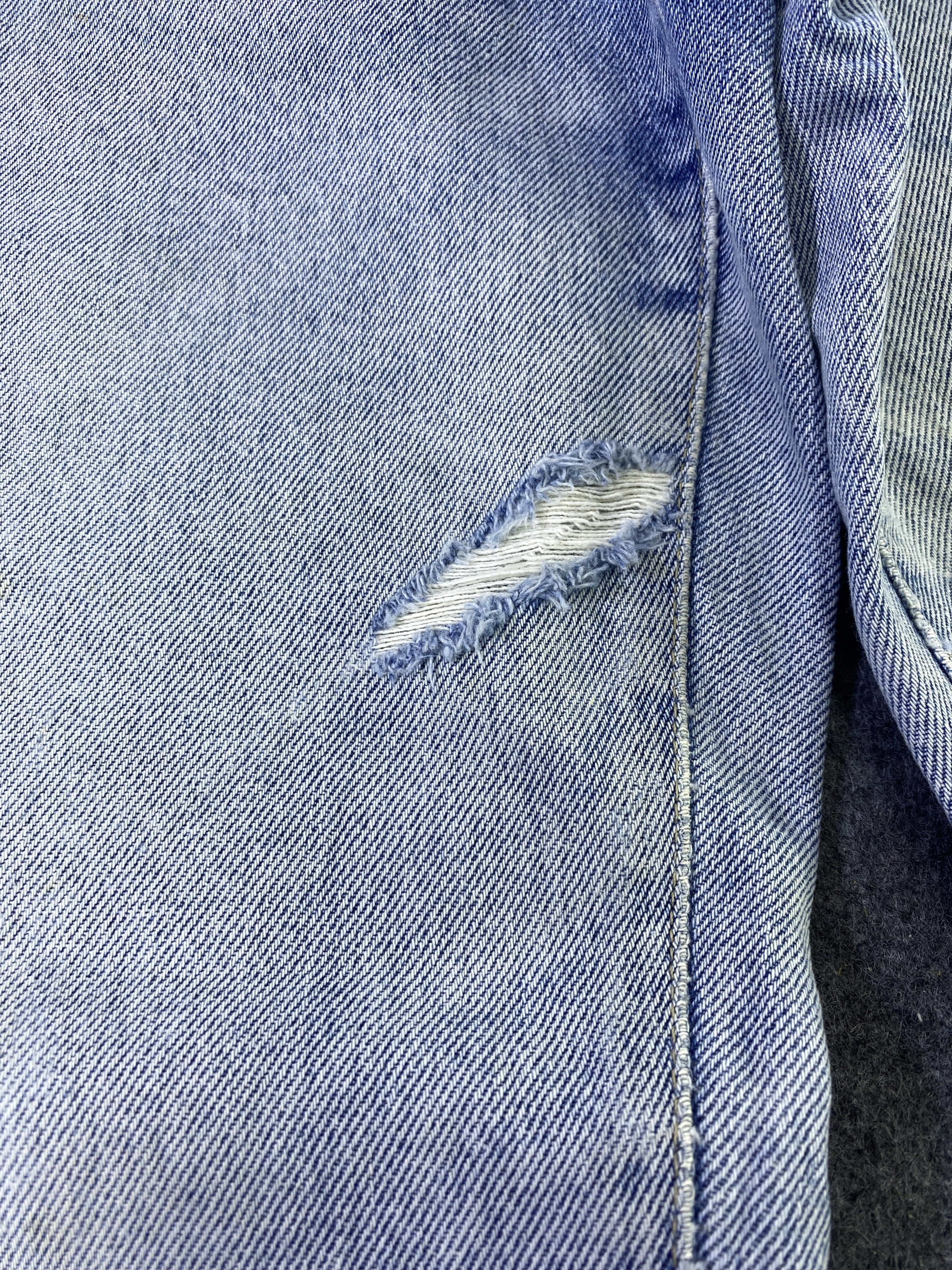 Versace Versace Distressed Blue Wash Jeans - J957 Size US 27 - 18 Thumbnail