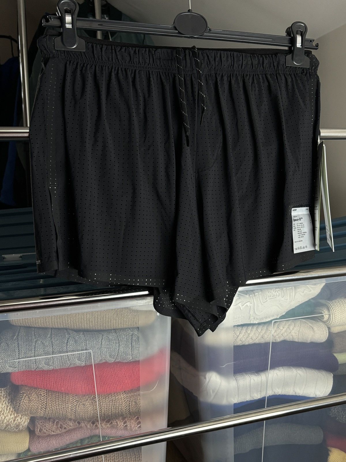 Alexander Wang Logo Elastic Brief Layer Shorts