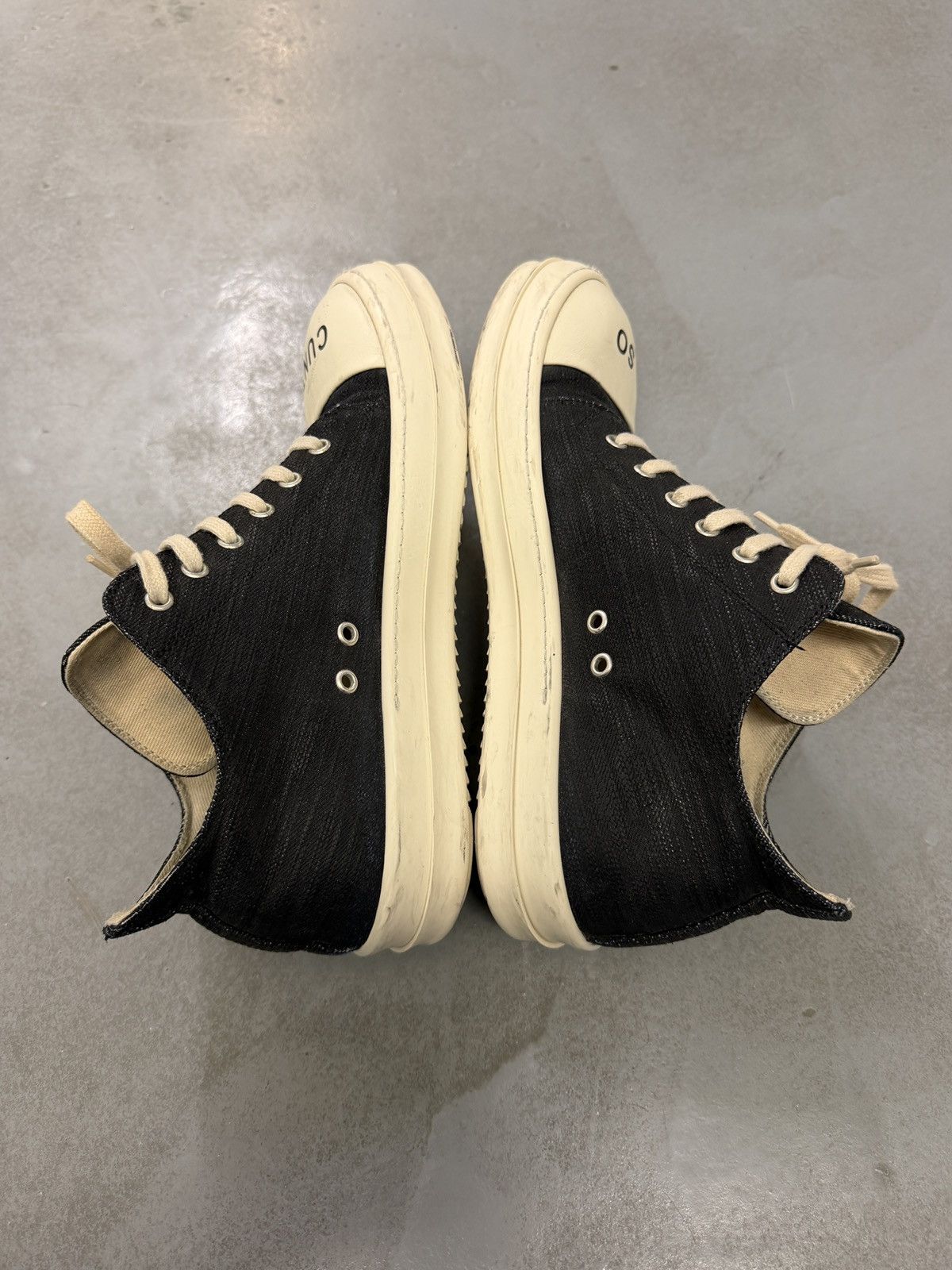 Rick Owens Drkshdw Rick Owens Drkshdw “So Cunt” Low Ramones Size US 10 / EU 43 - 9 Thumbnail