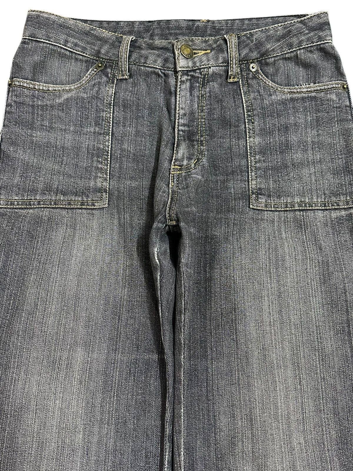 Japanese Brand Vintage Japanese Brand Faded Wash Style Flare Jeans Size US 28 / EU 44 - 3 Thumbnail