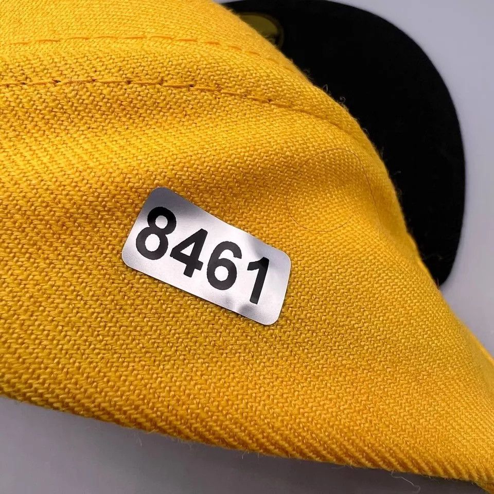 New Era Air Jordan Hat Men Yellow 59Fifty New Era Hat Fitted Cap Size ONE SIZE - 8 Thumbnail