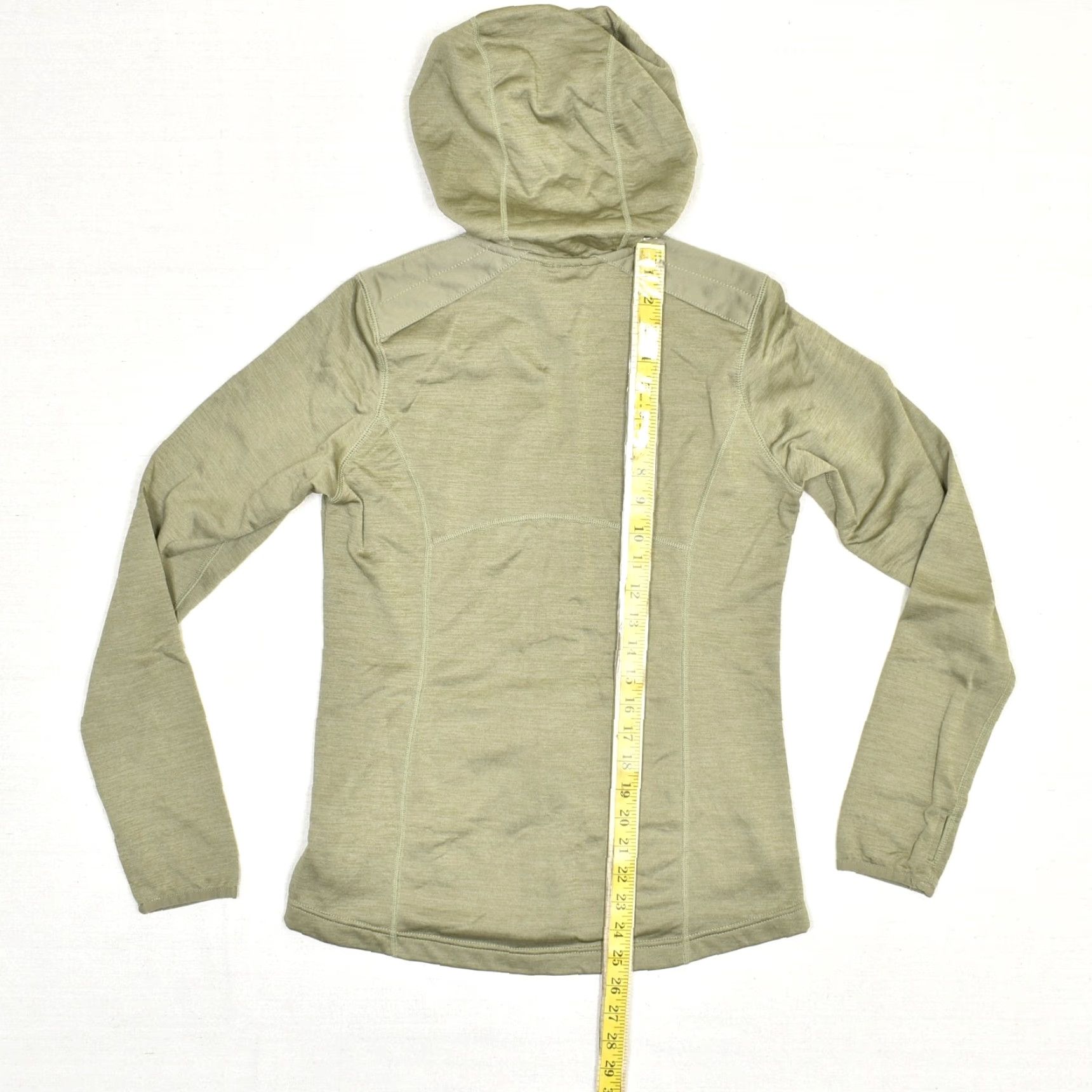 Vintage Columbia Women Hooded Jacket Solid Green Size S Polyester Full Zip Basic Jacket Pockets Size S / US 4 / IT 40 - 5 Thumbnail