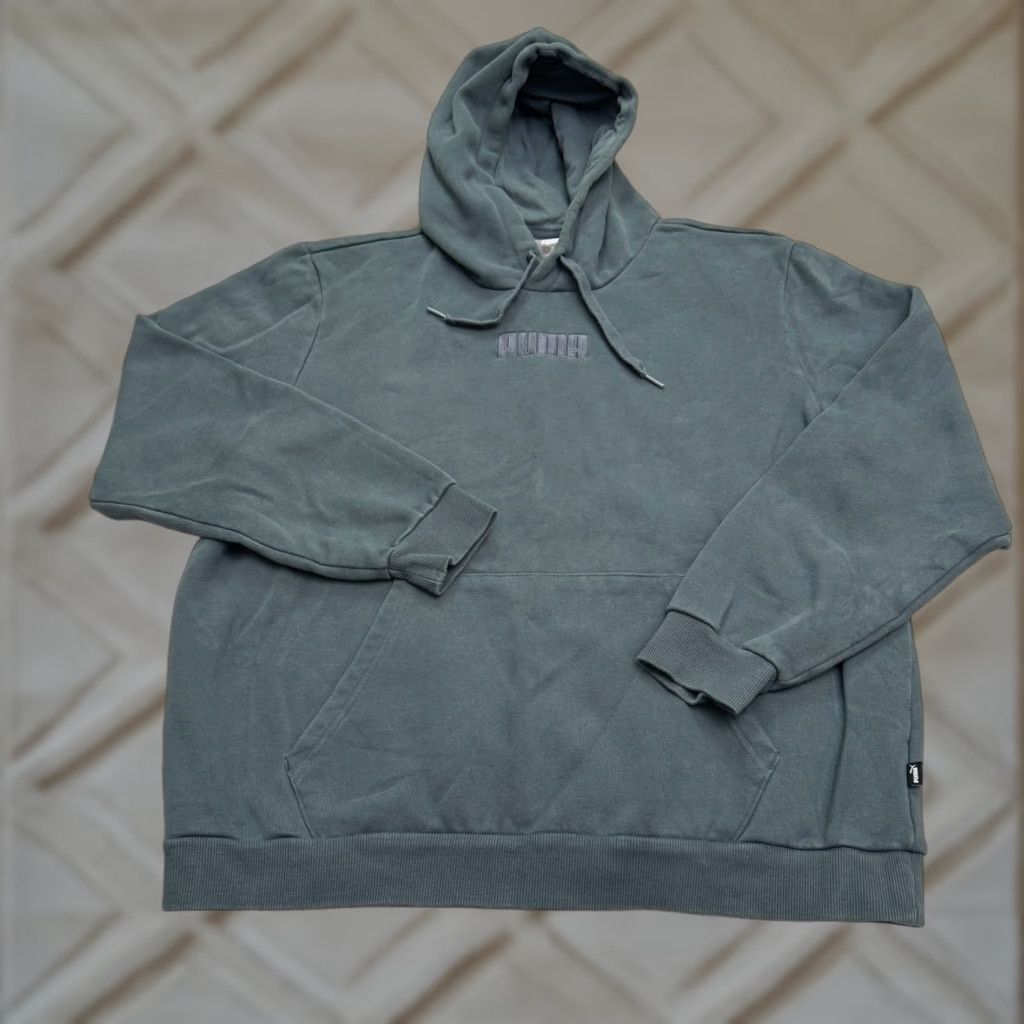 Puma Puma Way 1 Hoodie Pullover Sweatshirt Men XL Blue Embroidered Fleece Drawstring Hoodie Mens XL Blue Puma Way 1 Size US XL / EU 56 / 4 - 1 Thumbnail