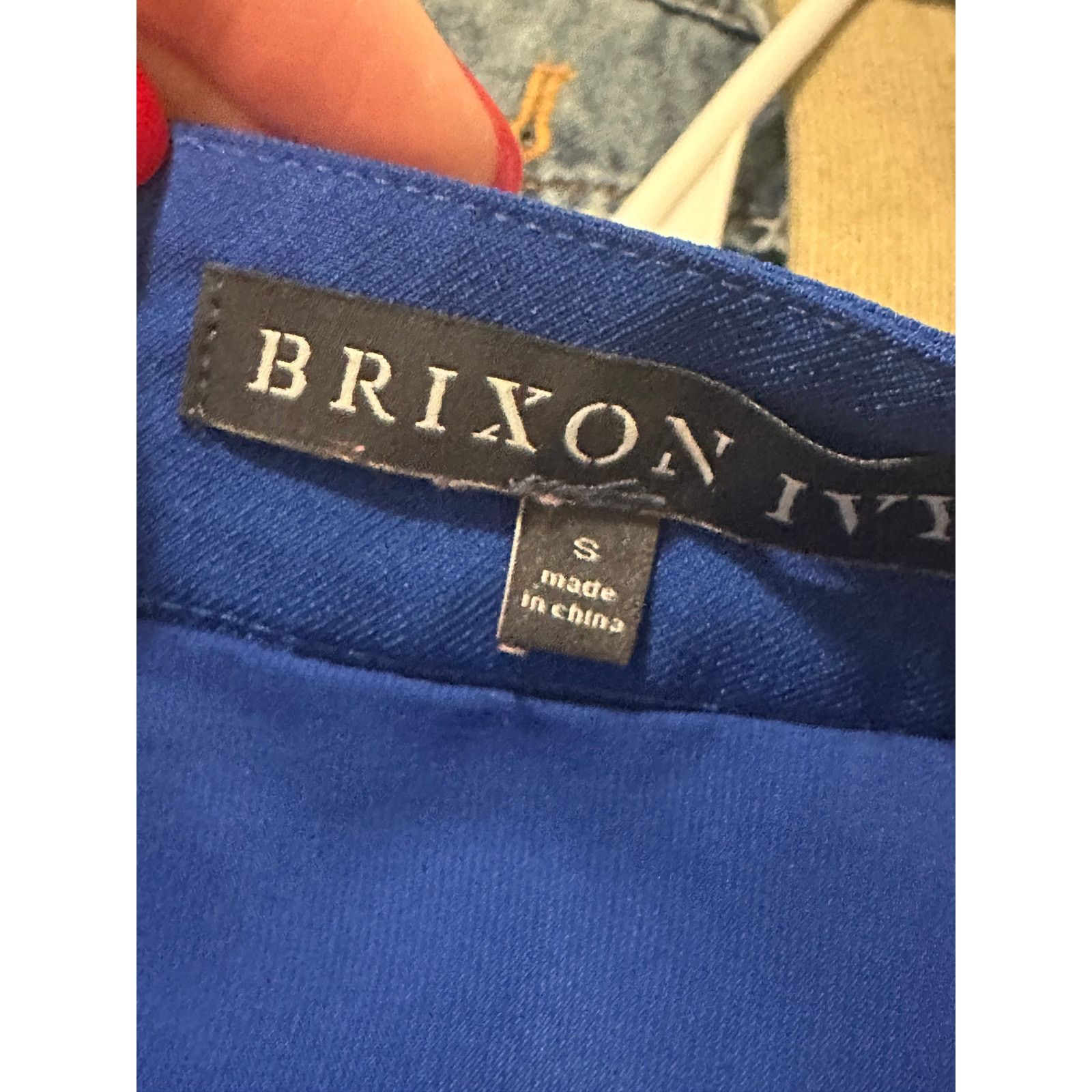 Other Brixon Ivy Ivy Royal Blue Pockets Ruffle Short Pencil Skirt Size 28" / US 6 / IT 42 - 9 Thumbnail