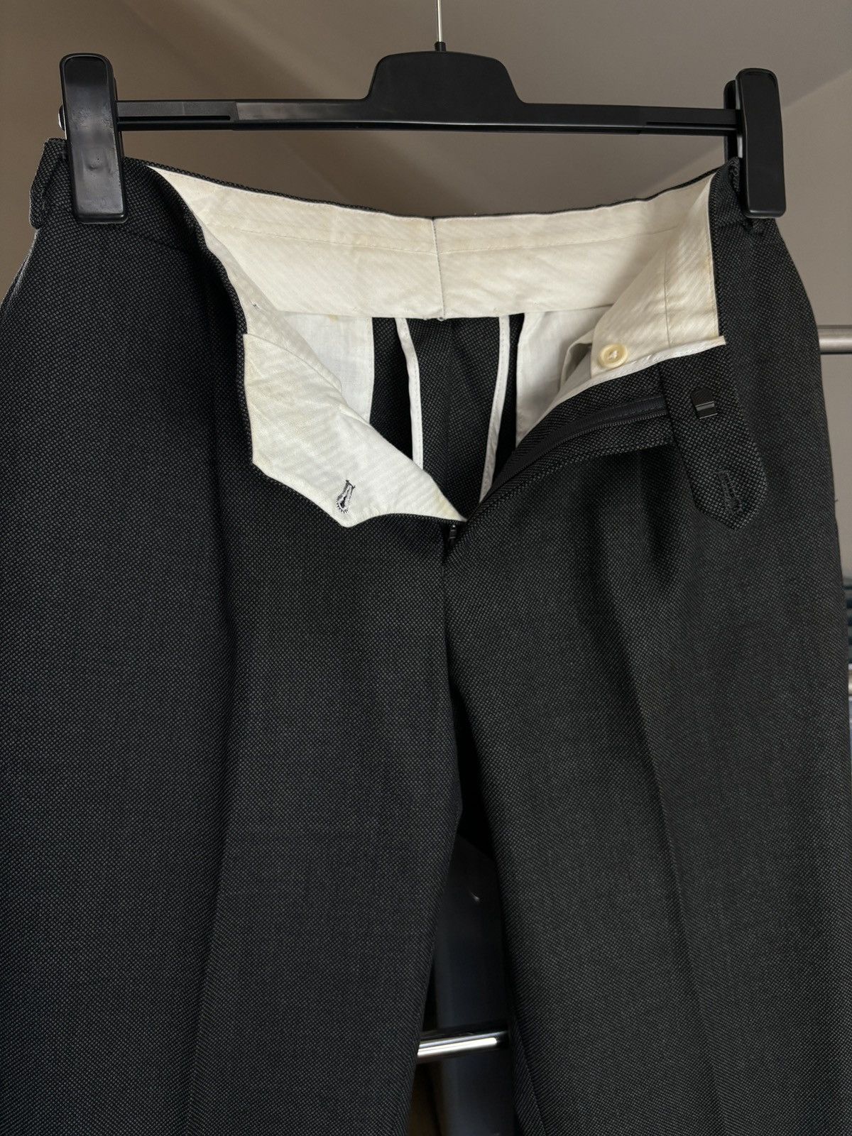 Aquascutum × Designer Aquascutum London Wool Suit Set Blazer + Pants Size 38S - 12 Thumbnail