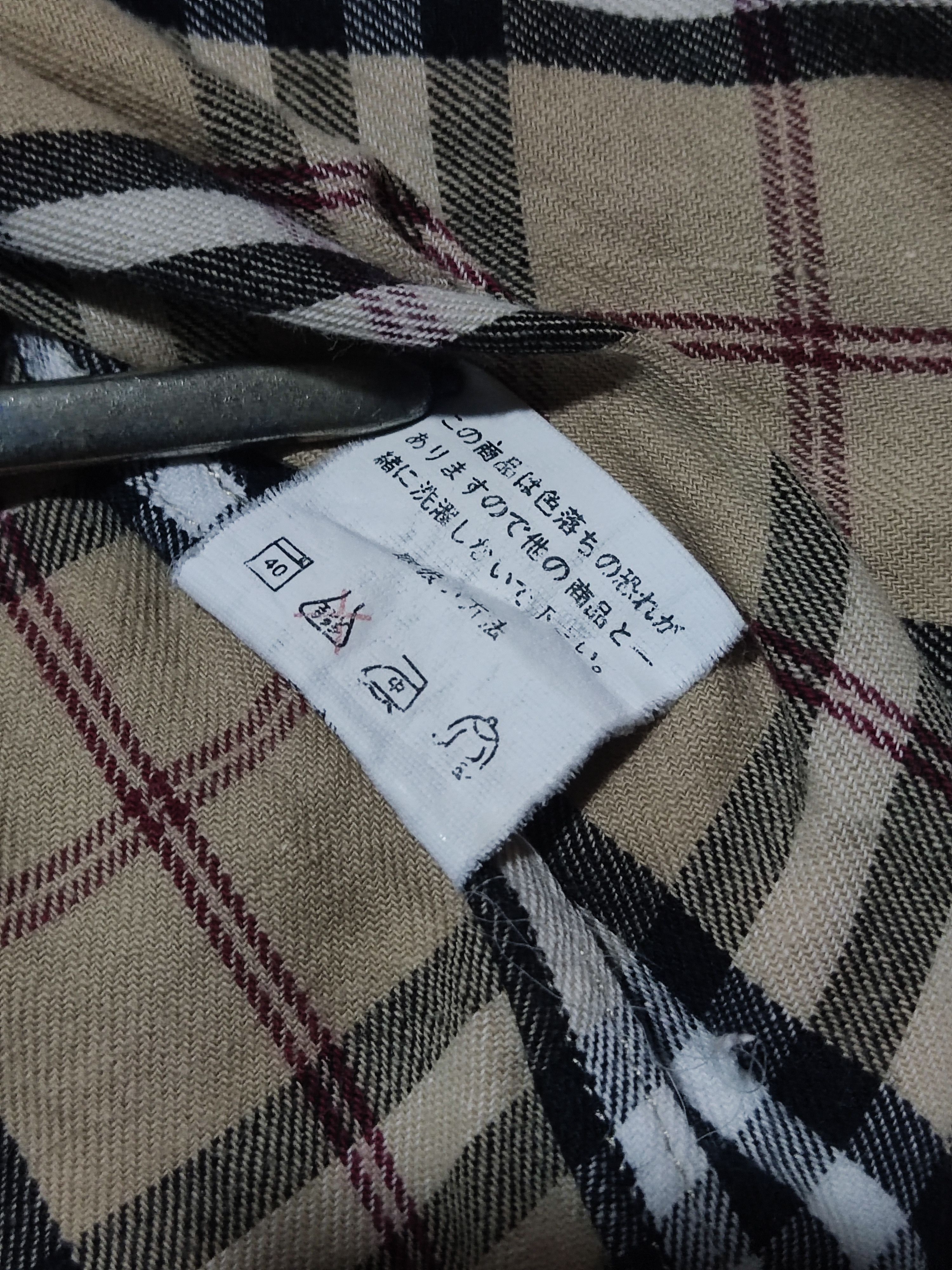 Burberry Vintage 80 Blueberrys Rodeo Club Nova Check Single Stitch Size US L / EU 52-54 / 3 - 16 Thumbnail