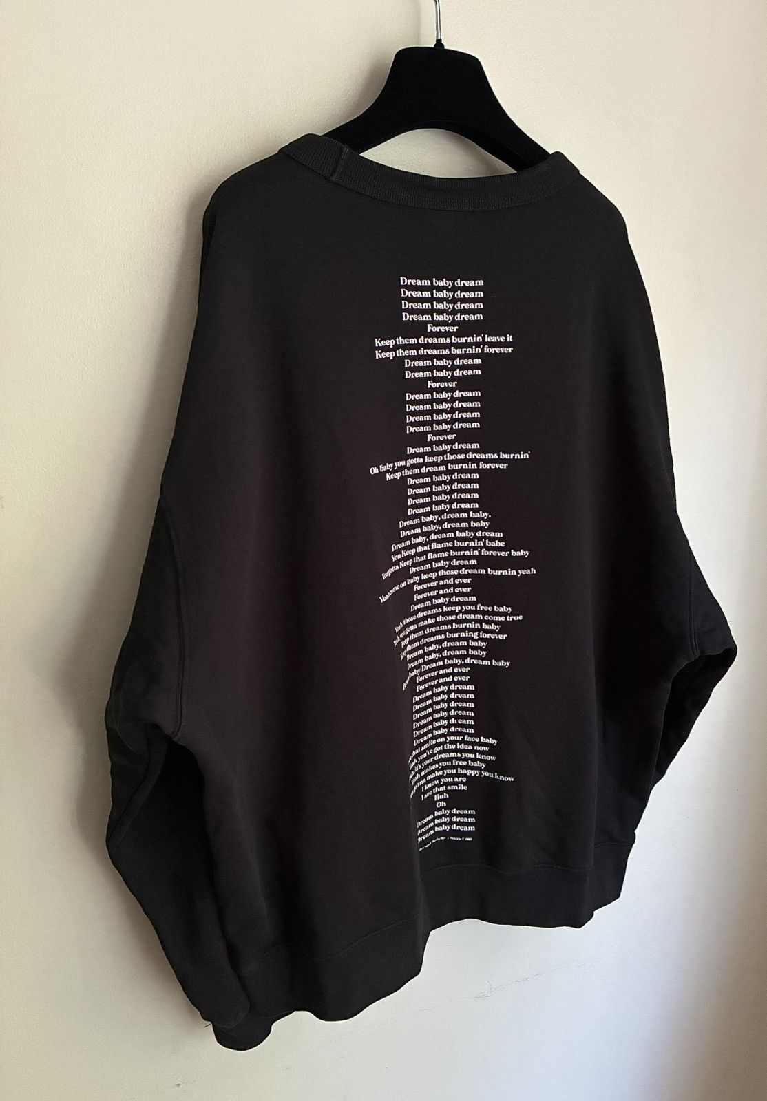 Dries Van Noten AW22 'Runway' Dream Baby Dream Sweatshirt