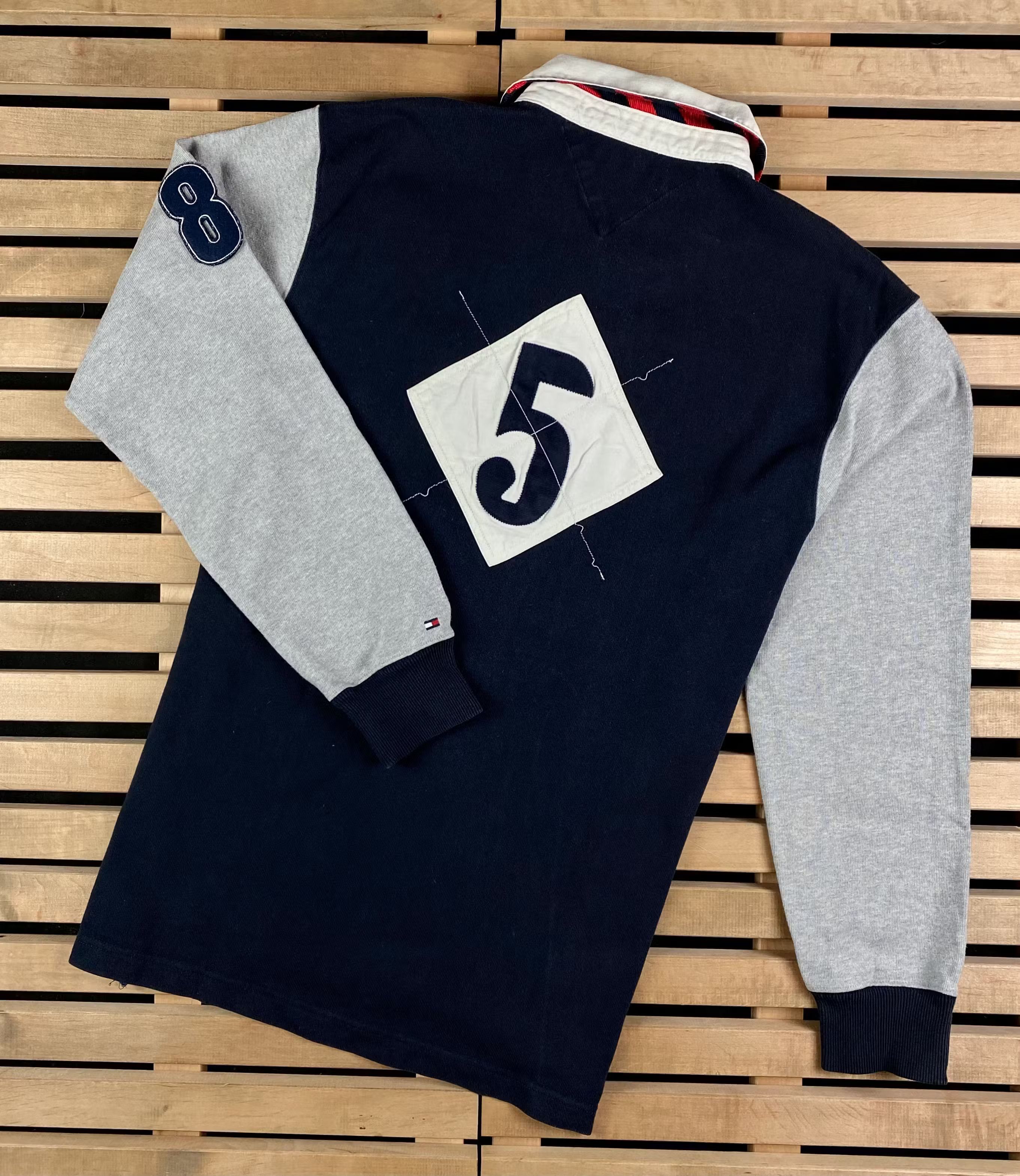 Tommy Hilfiger × Vintage Mens Rugby Sweatshirt Tommy Hilfiger Vintage Size Size US L / EU 52-54 / 3 - 7 Thumbnail