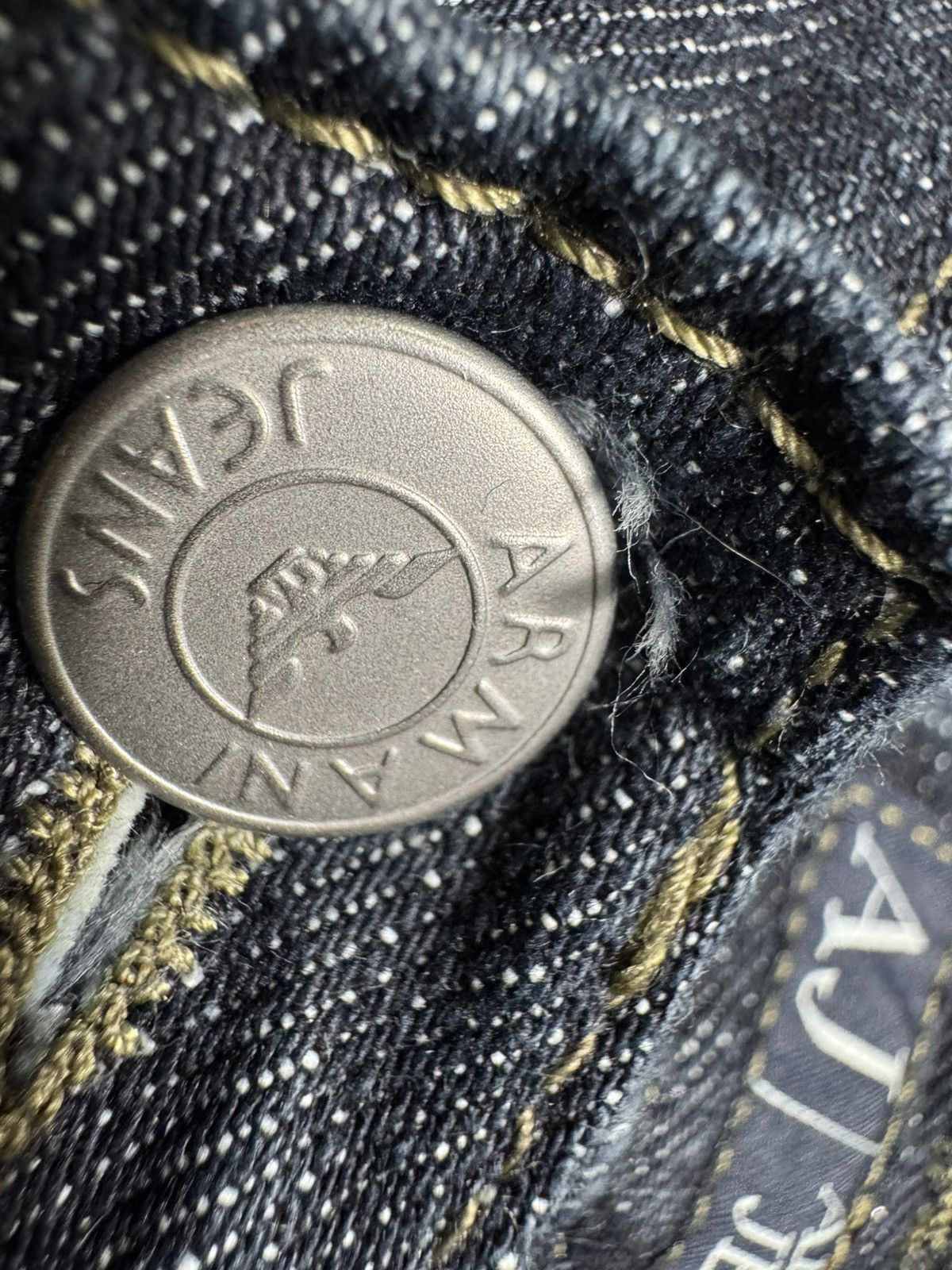 Armani Armani Jeans Big Logo Baggy Denim Luxury Vintage Size 34 Size US 34 / EU 50 - 4 Thumbnail