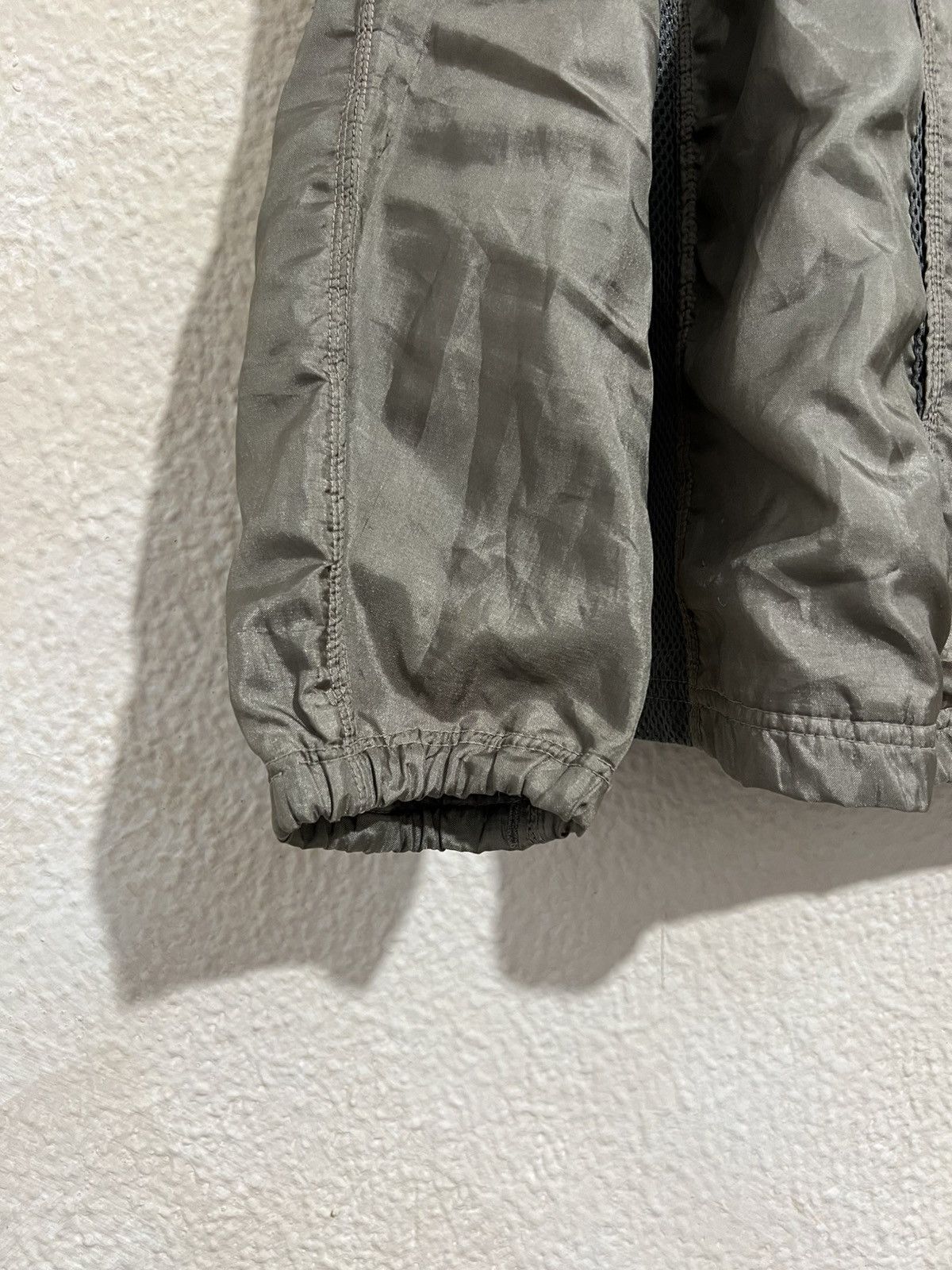 Issey Miyake × Japanese Brand × Vintage Issey Miyake khaki/Green Sage Mesh Windbreaker jacket Size L / US 10 / IT 46 - 5 Thumbnail