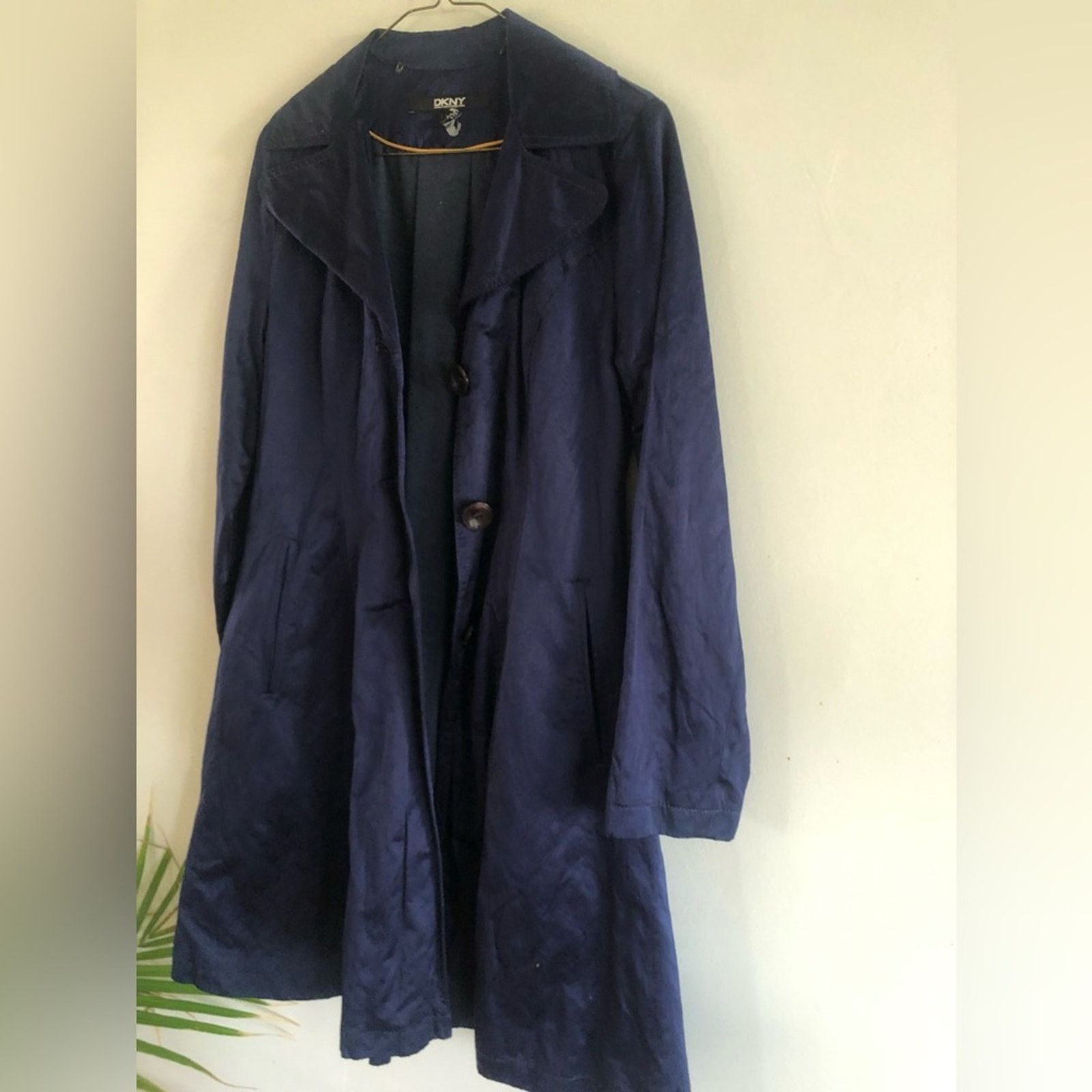 DKNY Vintage blue Rain coat from DKNY Size S / US 4 / IT 40 - 6 Thumbnail