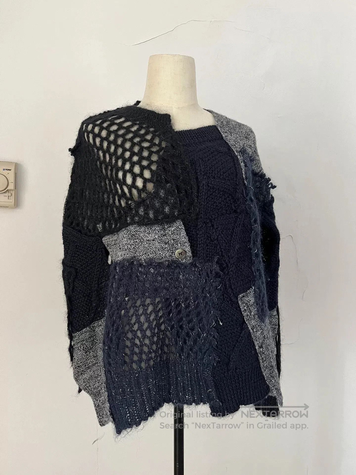 Junya Watanabe junya watanabe knitted sweater shawl. Size US M / EU 48-50 / 2 - 1 Thumbnail