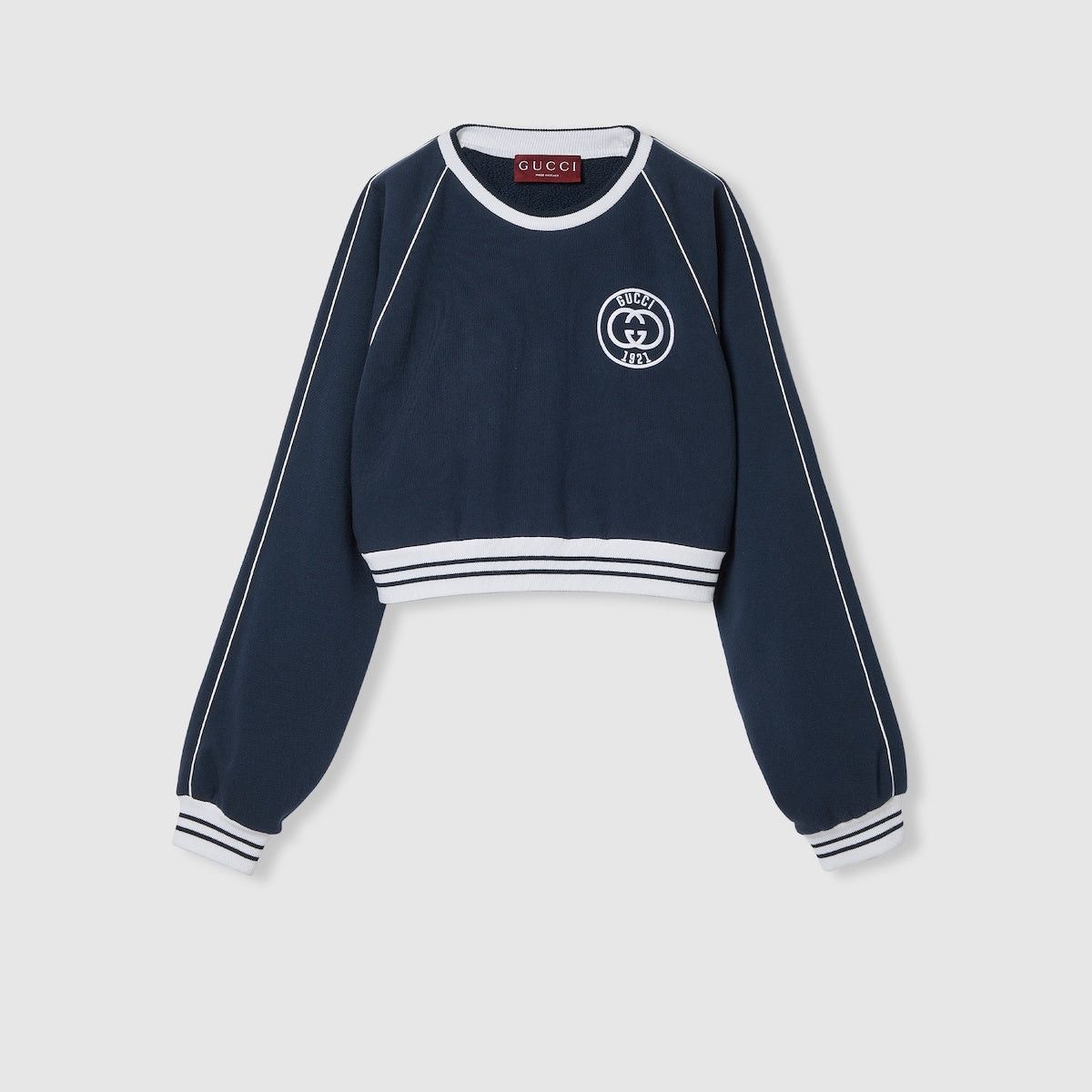 Gucci Gucci Interlocking G Cotton Jersey Sweatshirt SIZE M Size ONE SIZE - 1 Thumbnail