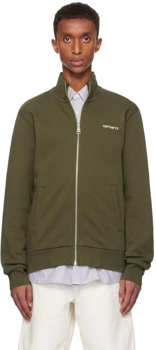 Carhartt Carhartt Work In Progress Green Script Embroidery Jacket Size US XXL / EU 58 / 5 - 1 Thumbnail