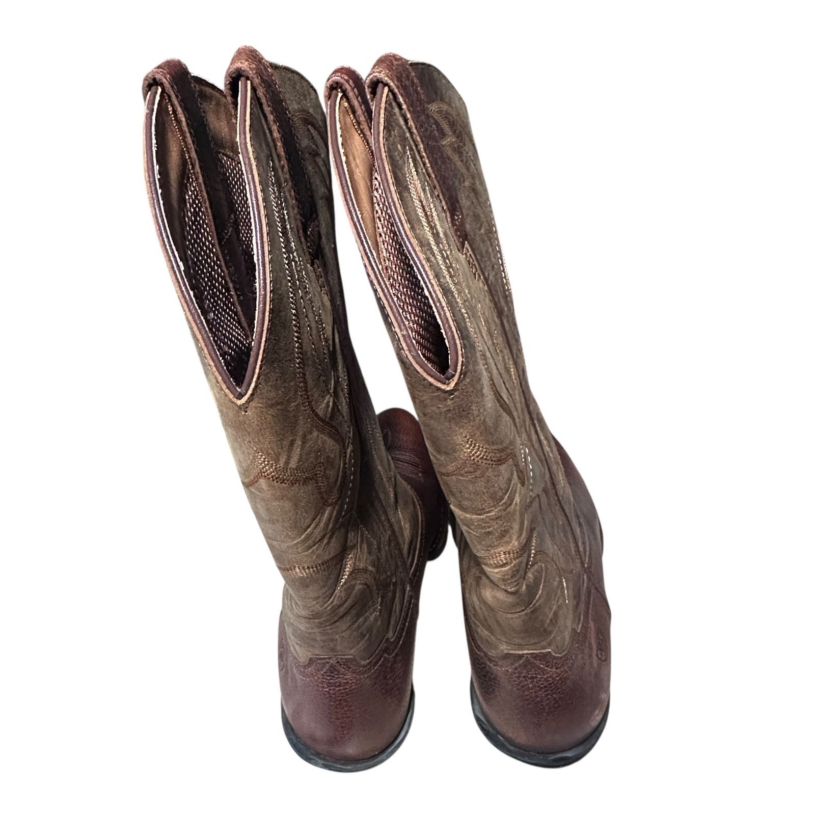 Ariat Mens ARIAT Western Leather Cowboy Boots Size 10 Size US 10 / EU 43 - 9 Thumbnail