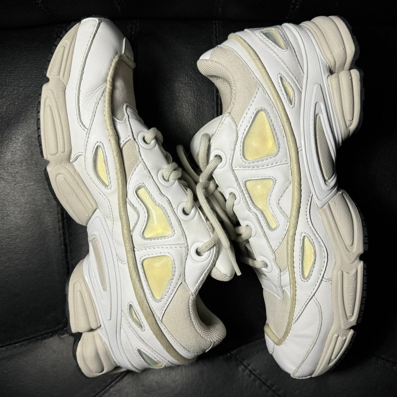 Adidas × Raf Simons adidas raf simons ozweego cream white Size US 7 / EU 40 - 4 Thumbnail